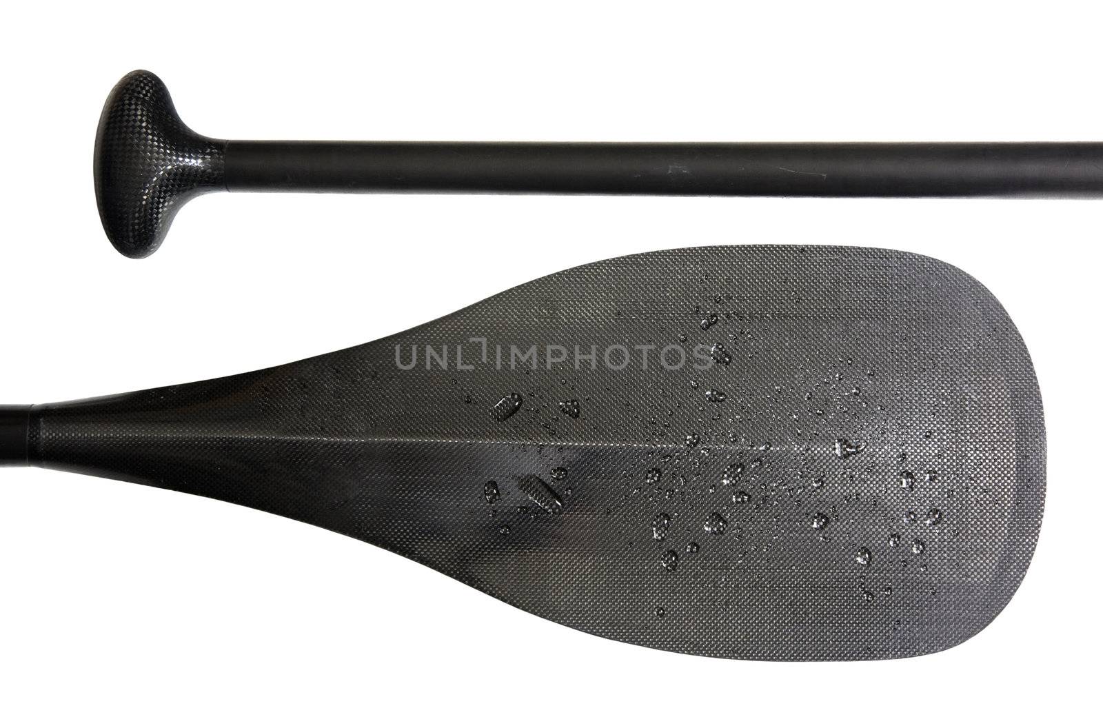 lightweight carbon fiber paddle for canoe racing by PixelsAway