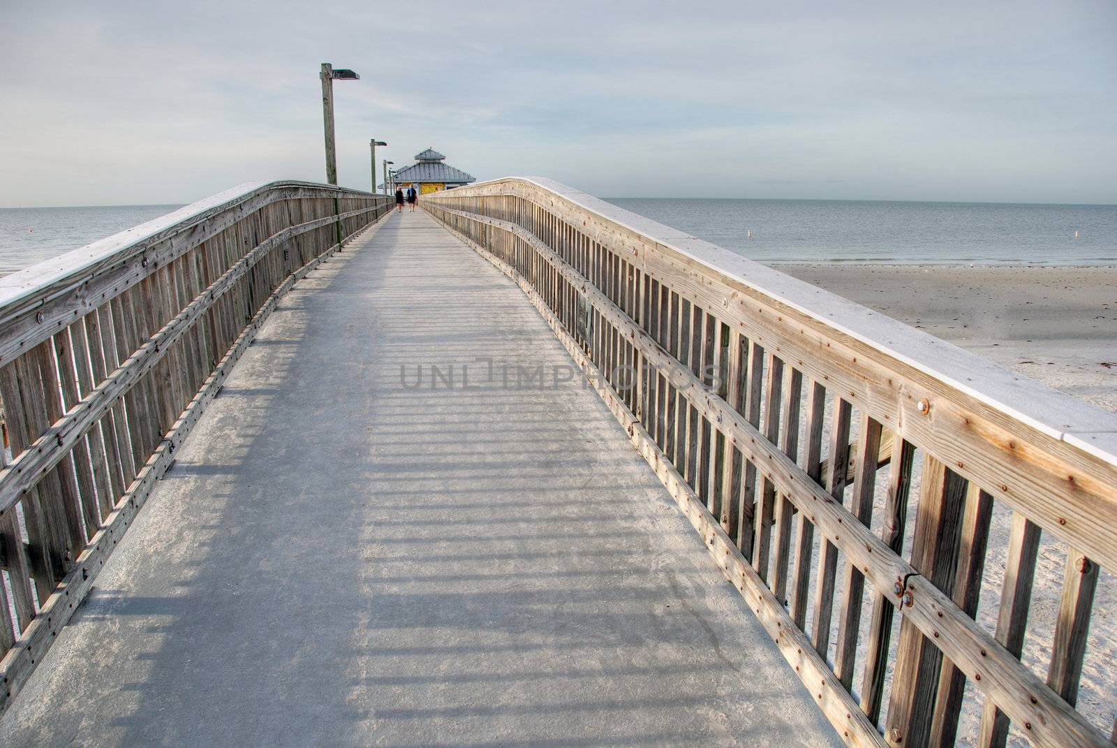 A bridge on the sea in th west coast of Florida