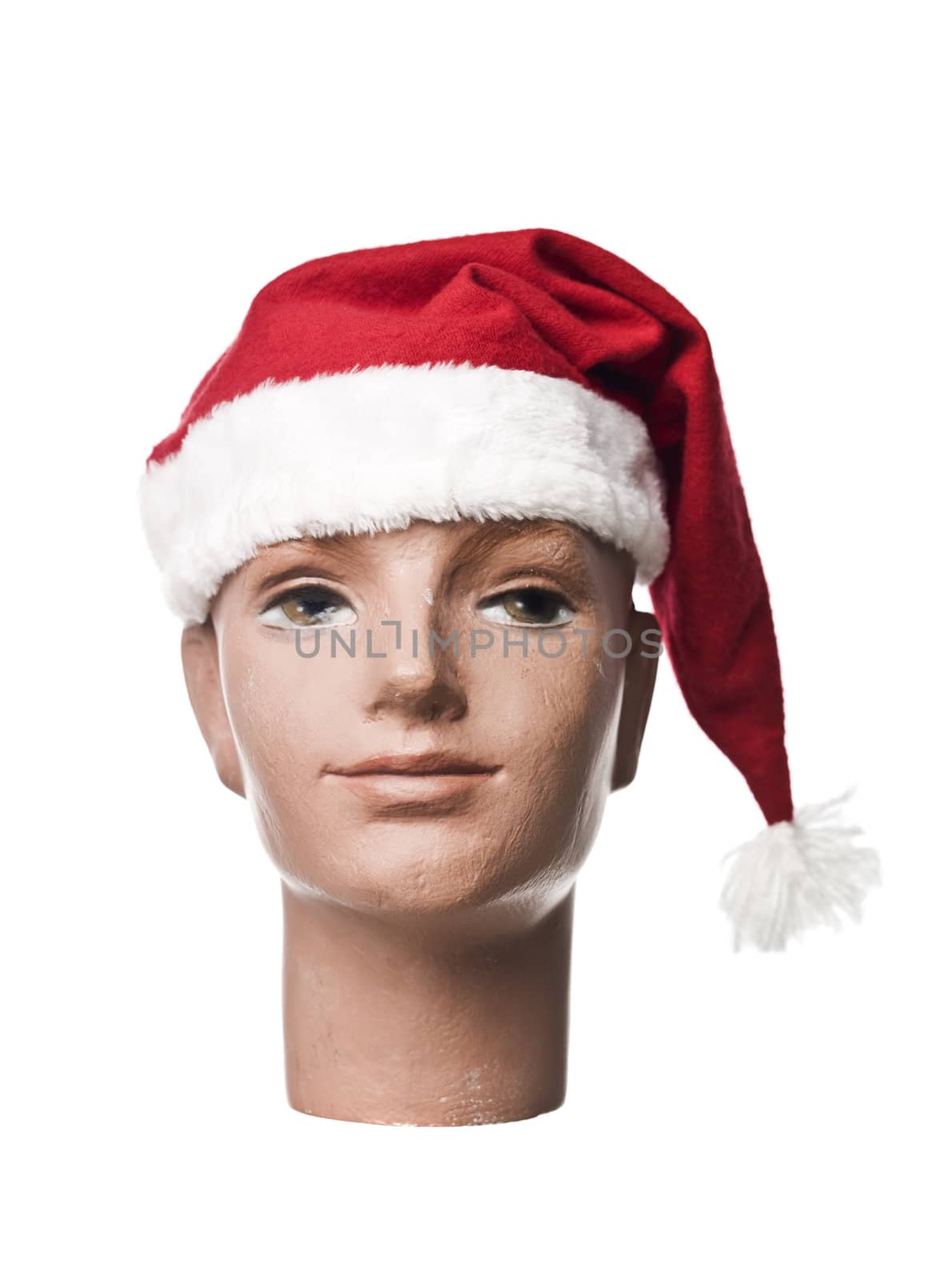 Santa claus hat on a doll by gemenacom