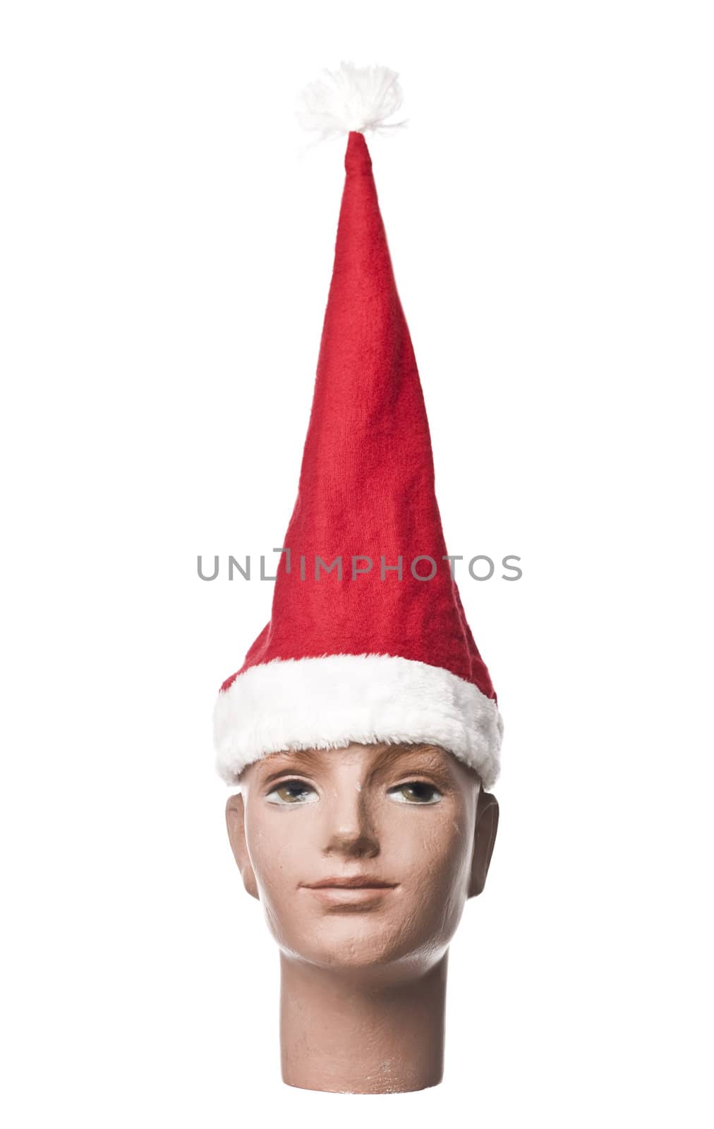 Santa claus hat on a doll by gemenacom