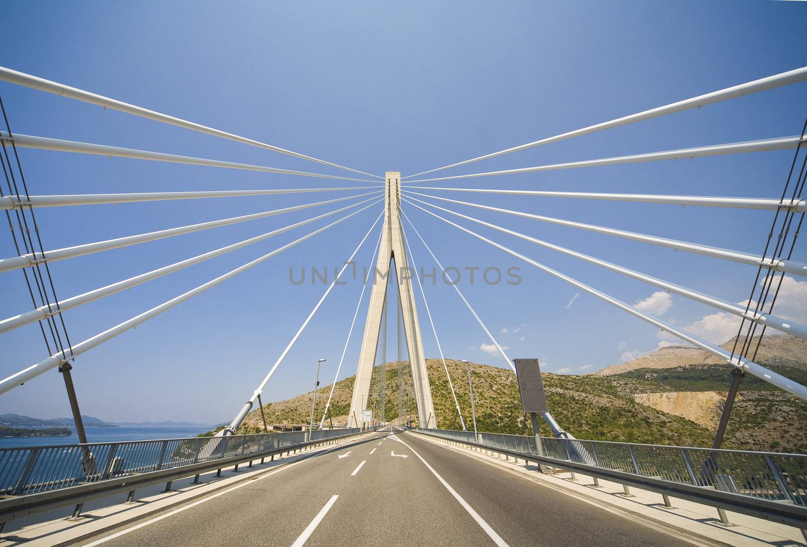Franj Tudman's bridge in Dubrovnik - Croatia