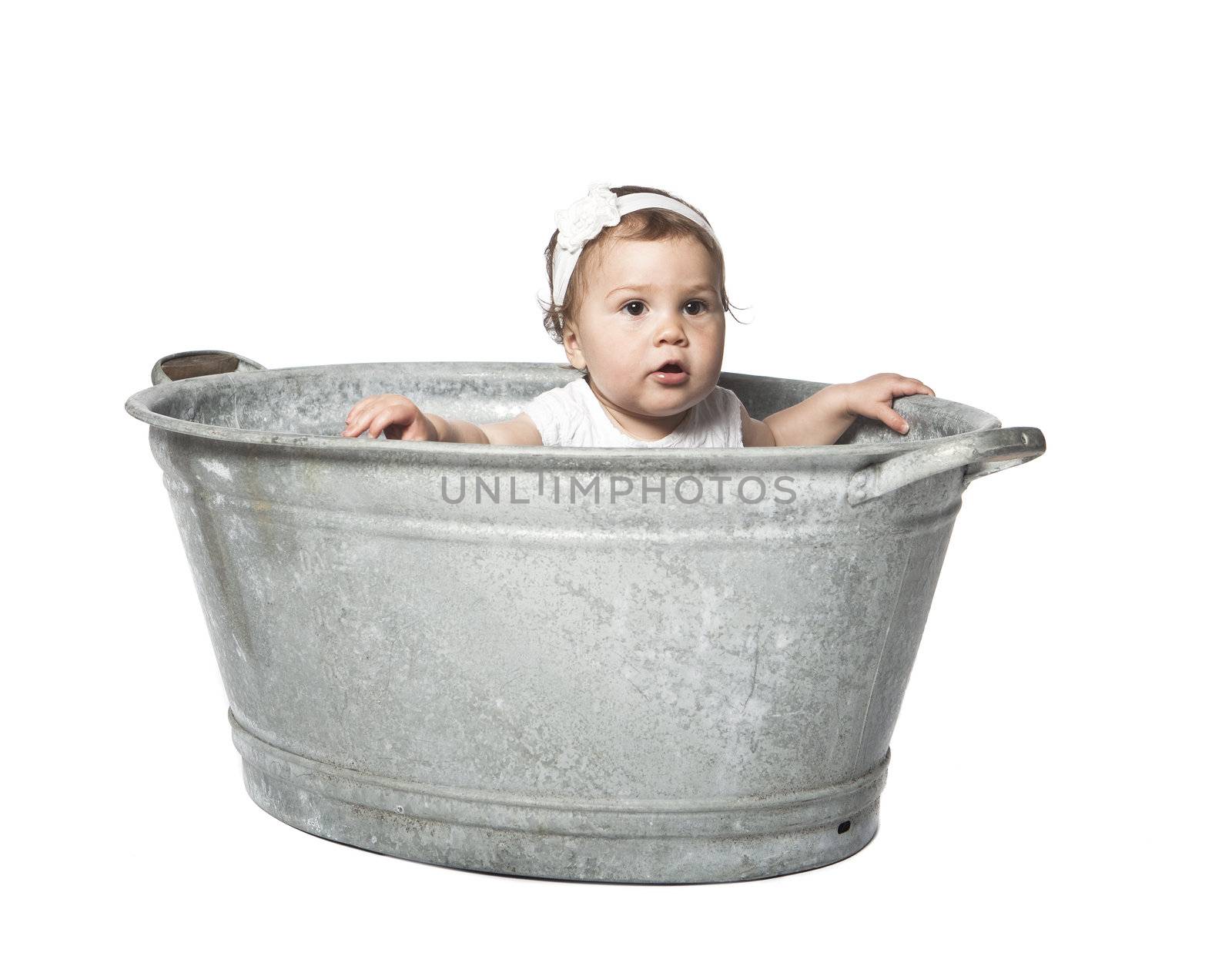 Baby in a bucket by gemenacom