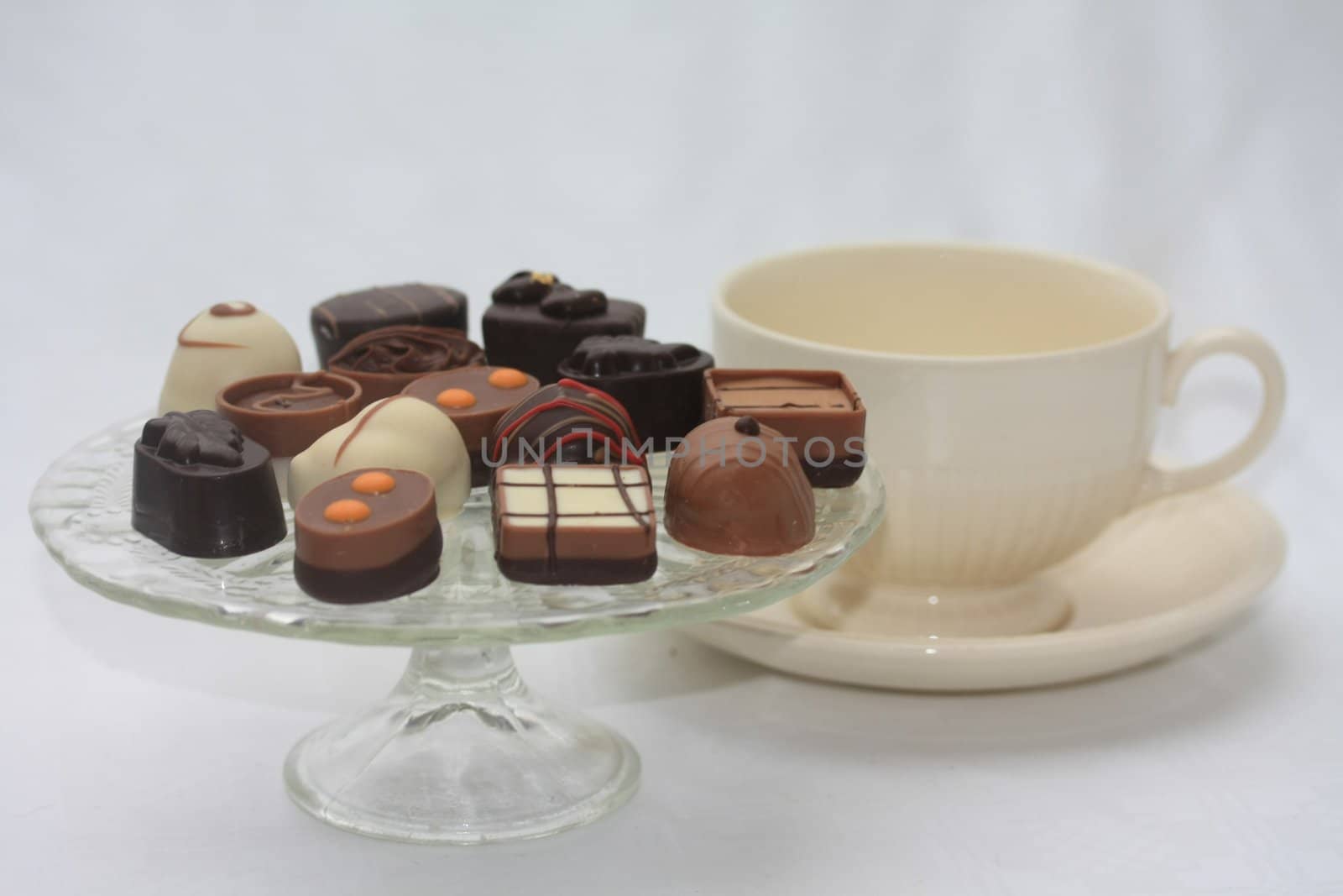 Chocolates and tea by studioportosabbia