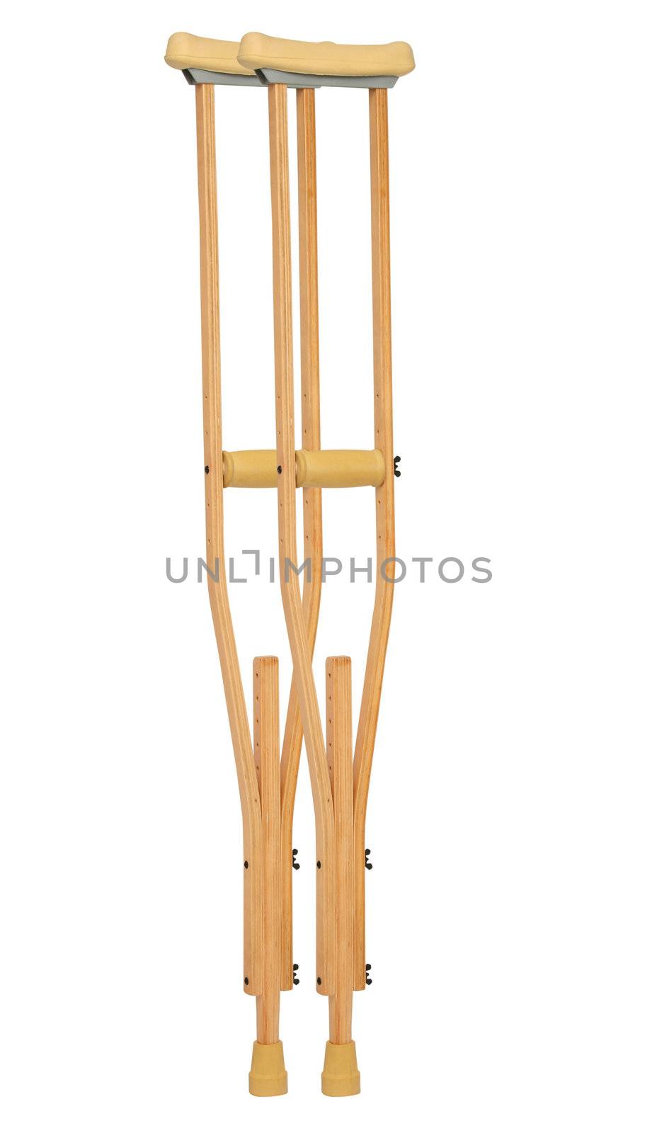 Pair of crutches by Erdosain