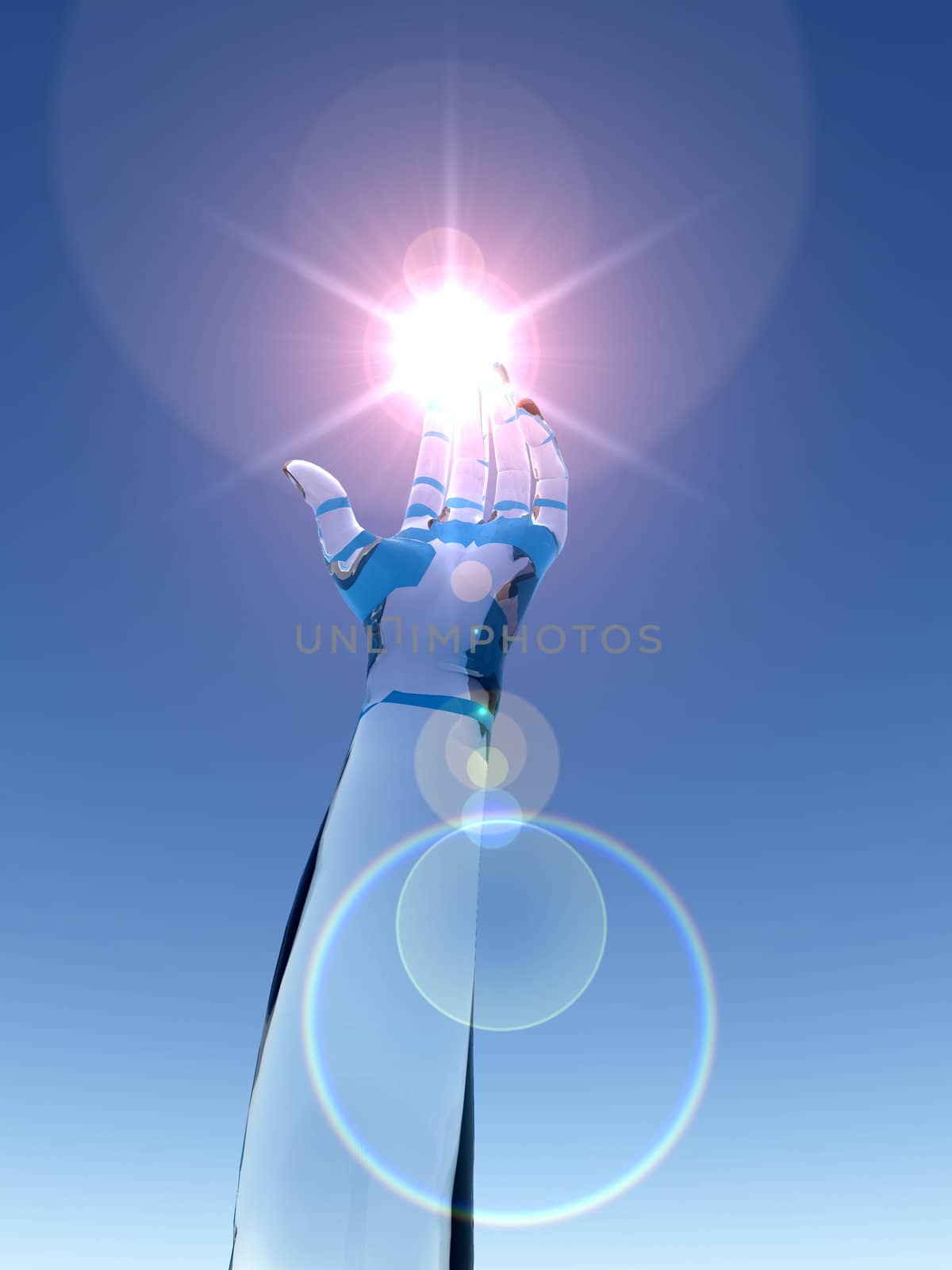 Conceptual image about researching for achievement and success.
