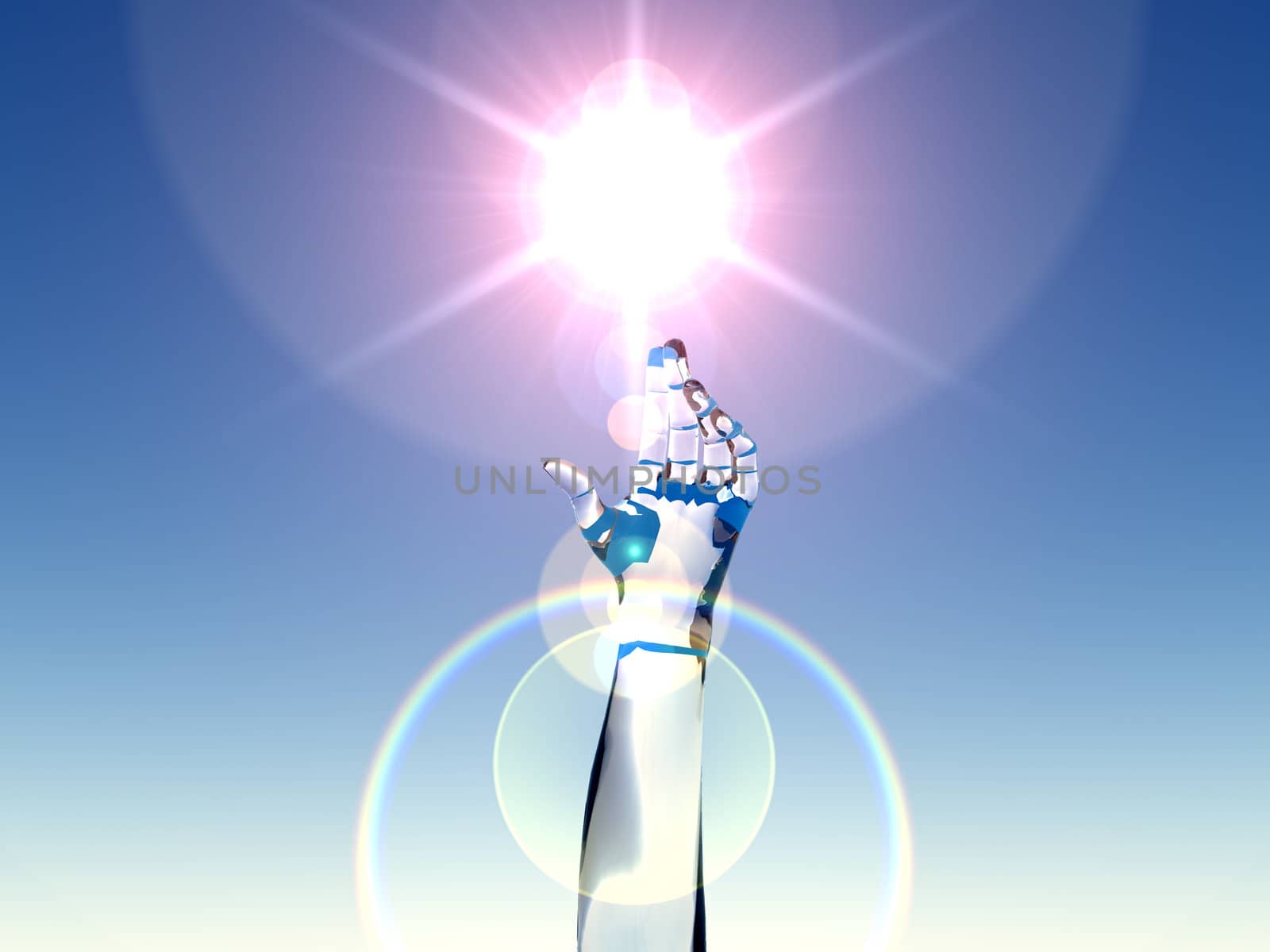 Conceptual image about researching for achievement and success.