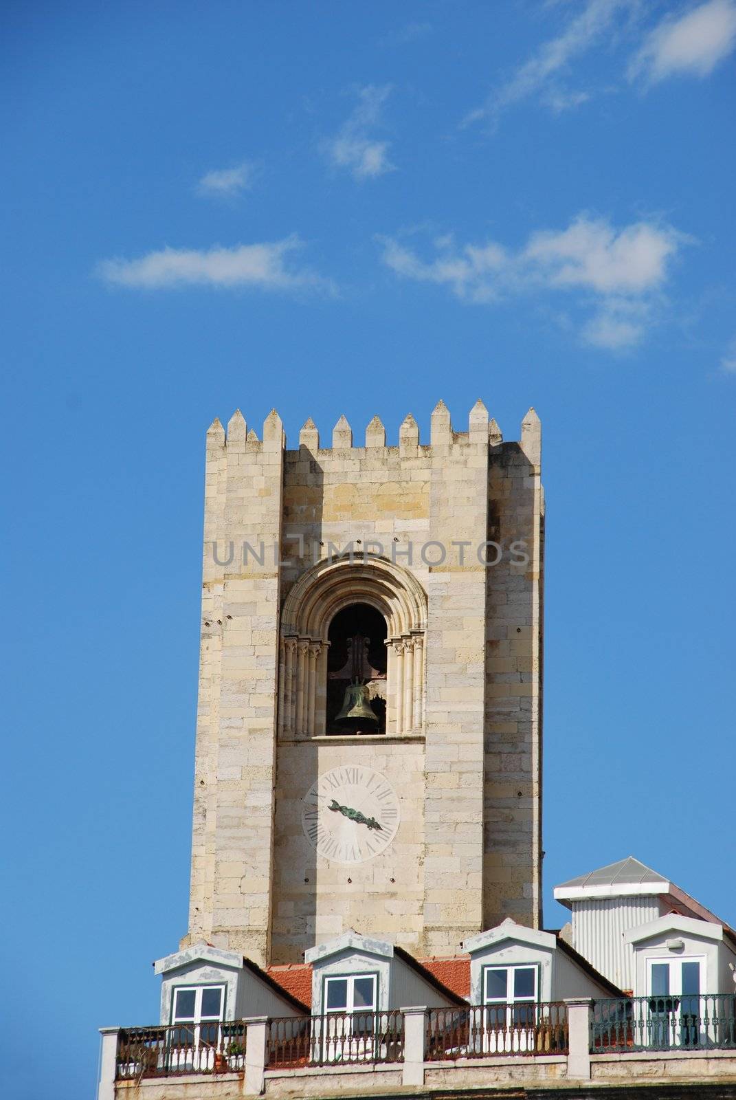 close up of oldest church/chapel in the city of Lisbon