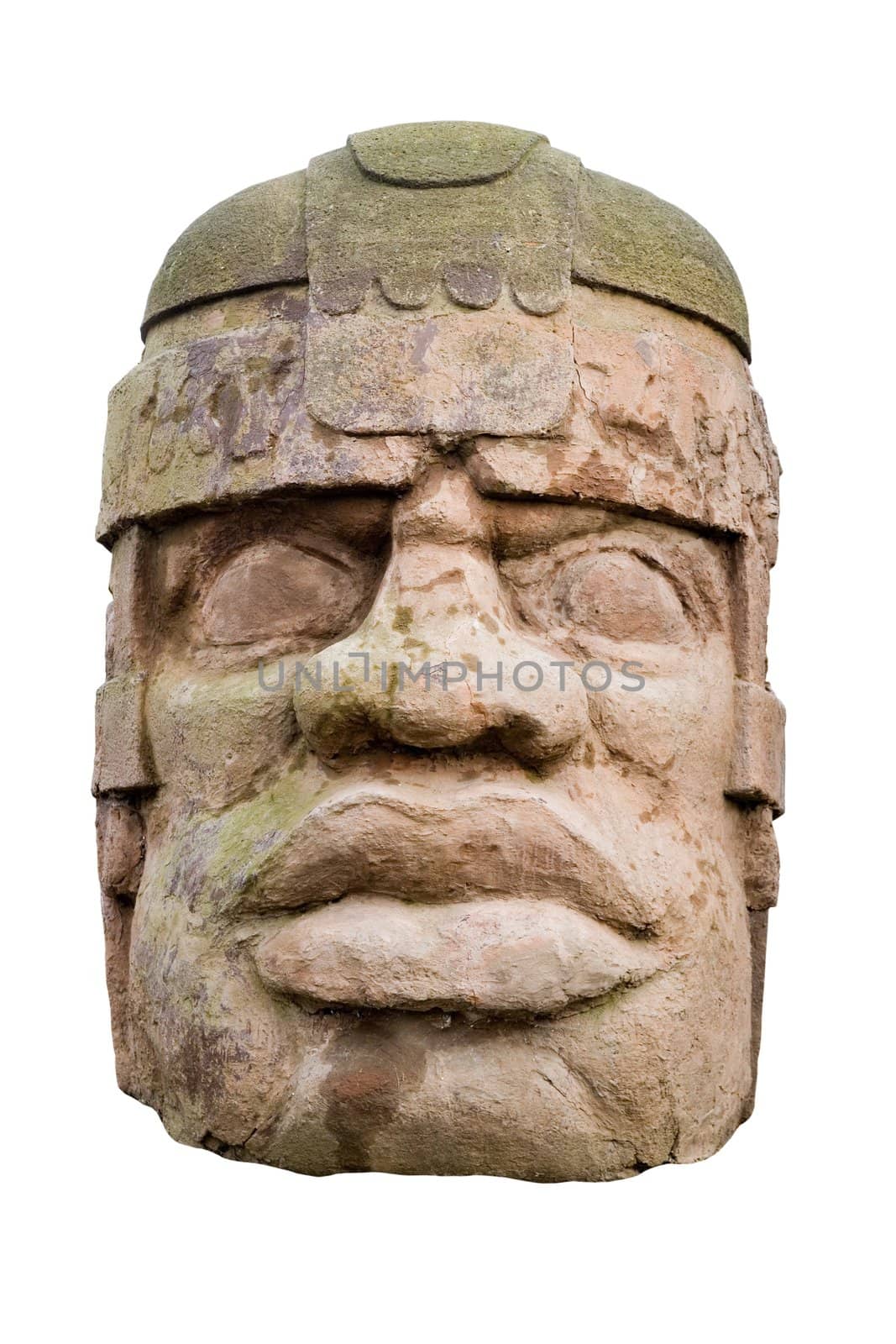 ancient olmec head by furzyk73