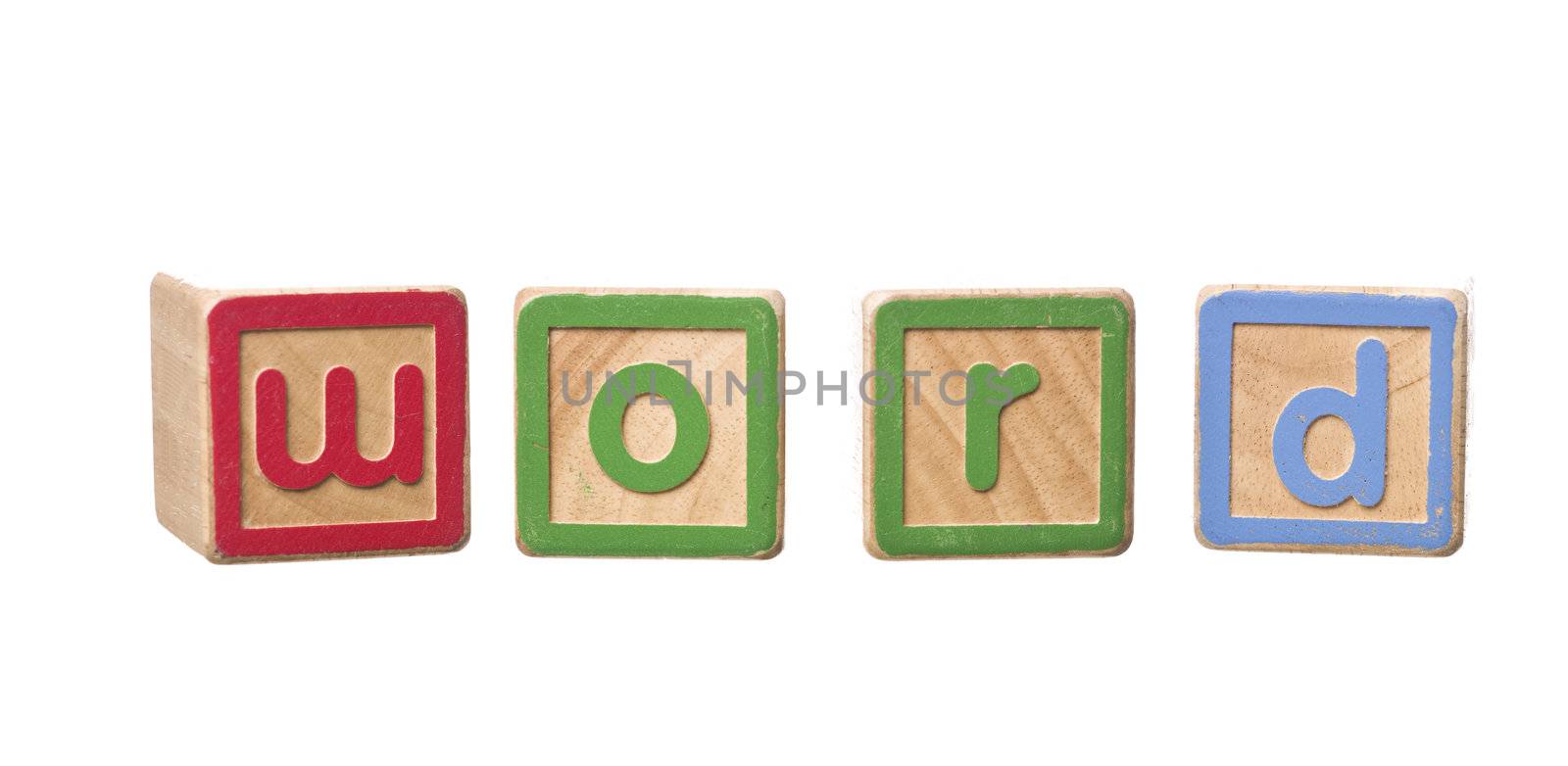 Word built by Play Blocks by gemenacom