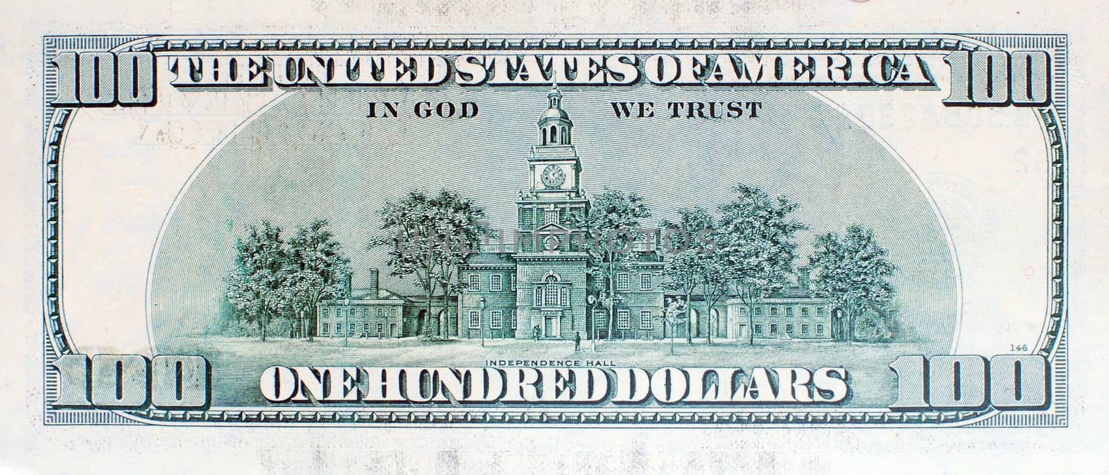 Hundred dollar bank note