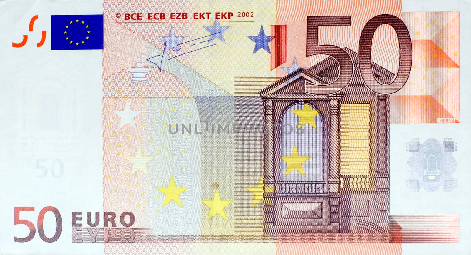 Fifty euro bank note