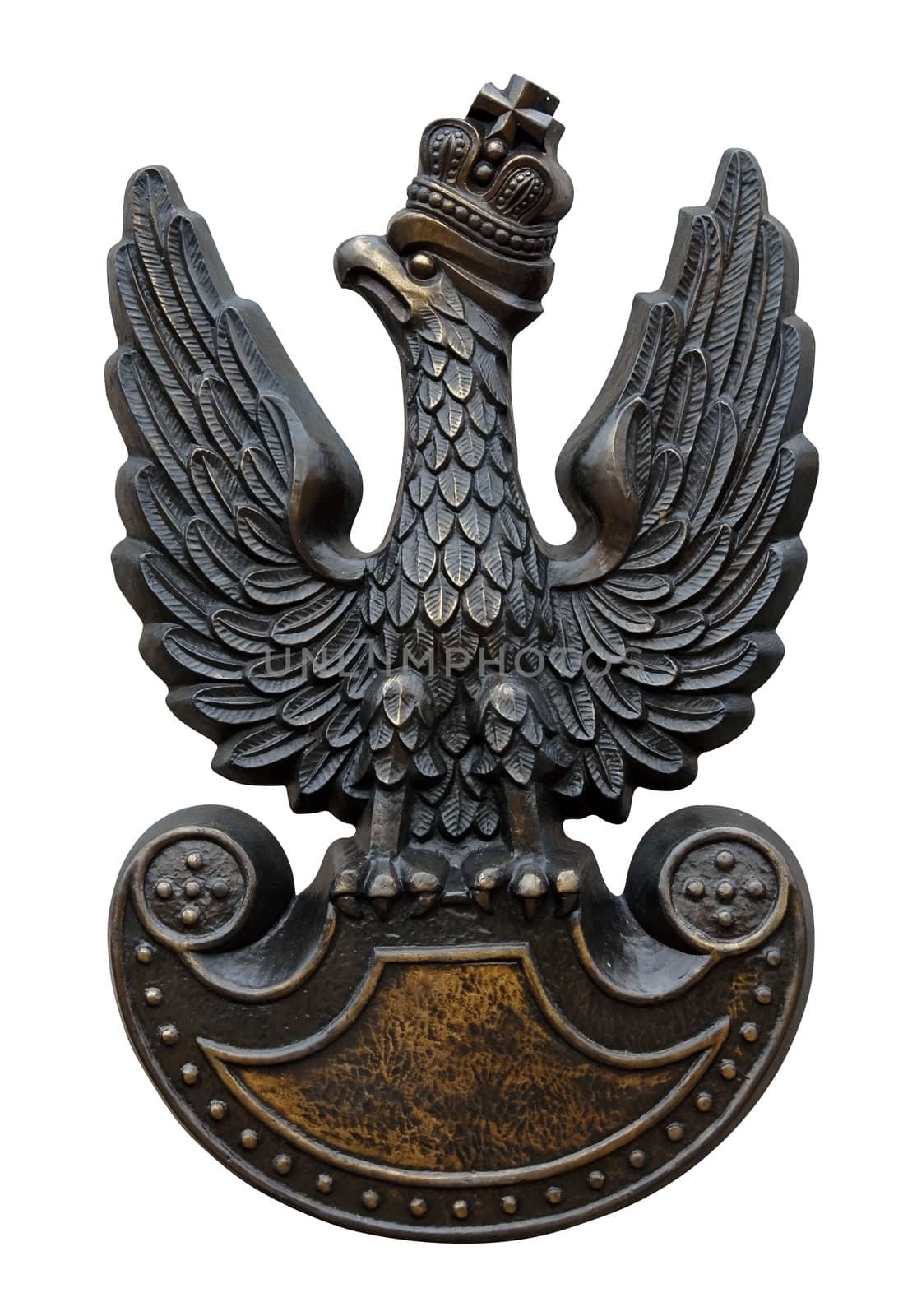 Polish Army Symbolic Eagle insignia from Museum of Polish Army in Warsaw.