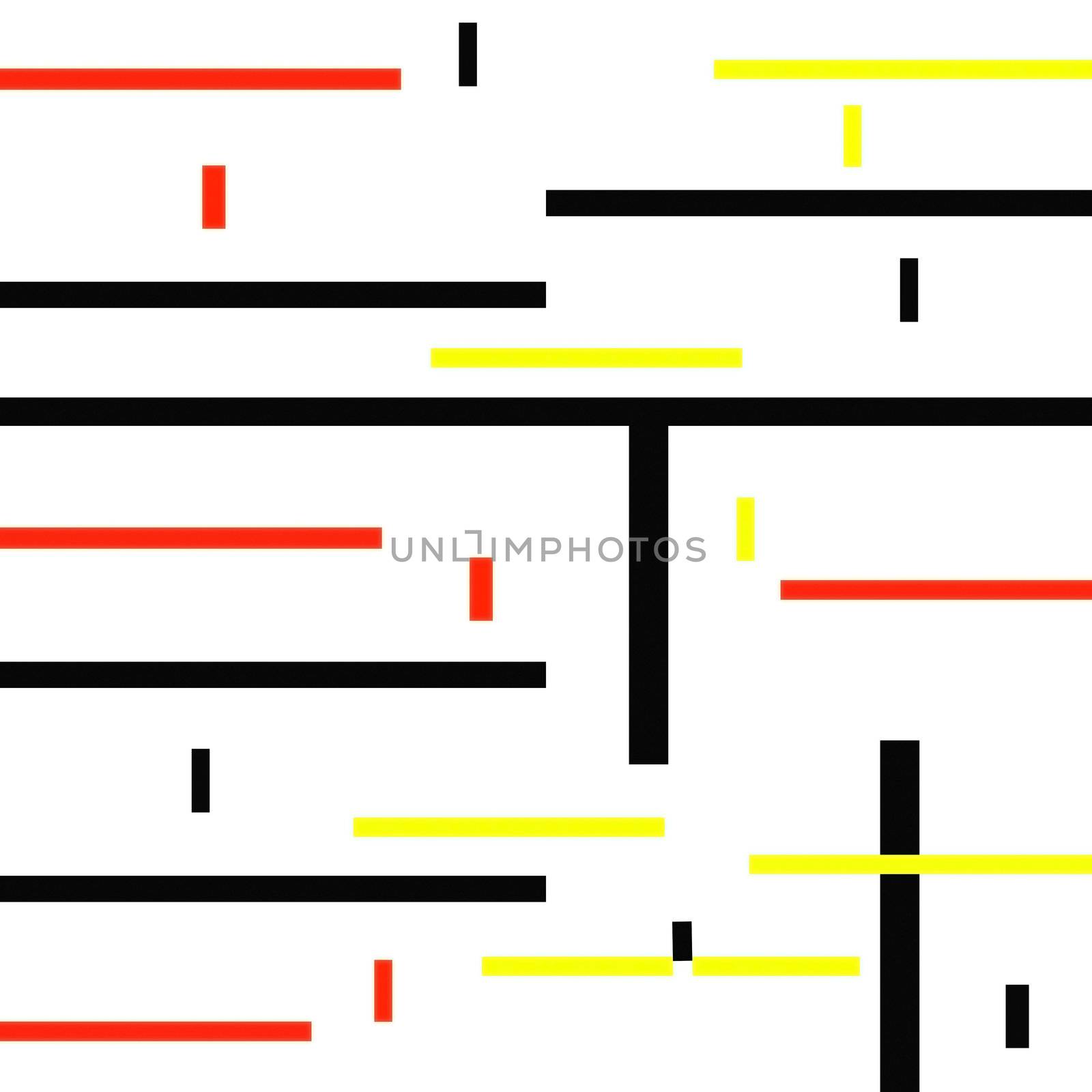 Mondrian type abstract art by hicster