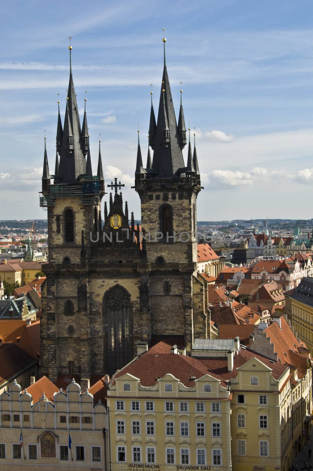 part of the famous Old town square in Prague