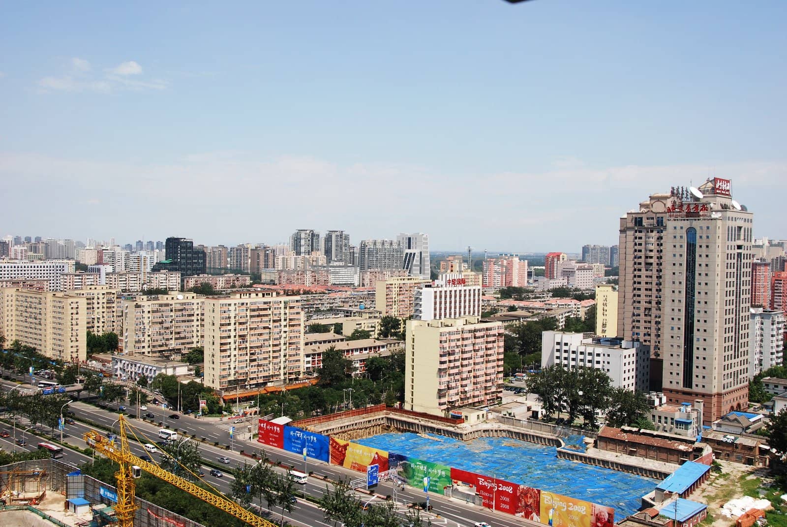 Downtown Beijing - Modern buildings
