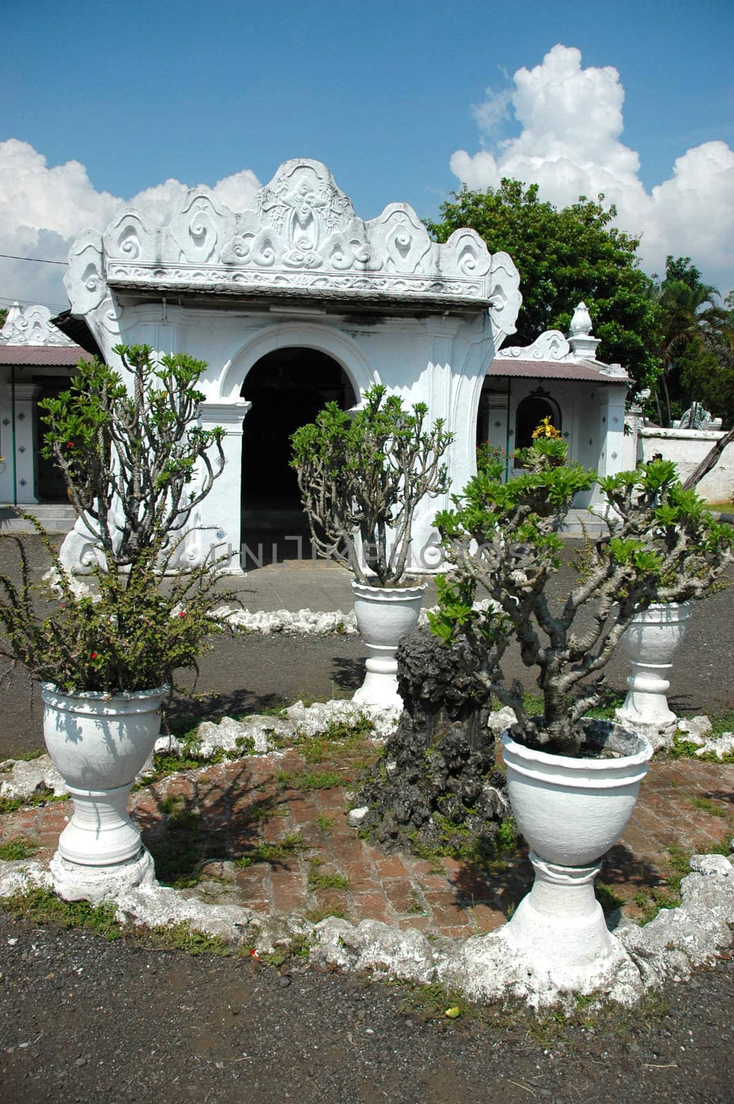 old and historical site of keraton that found in cirebon, indonesia