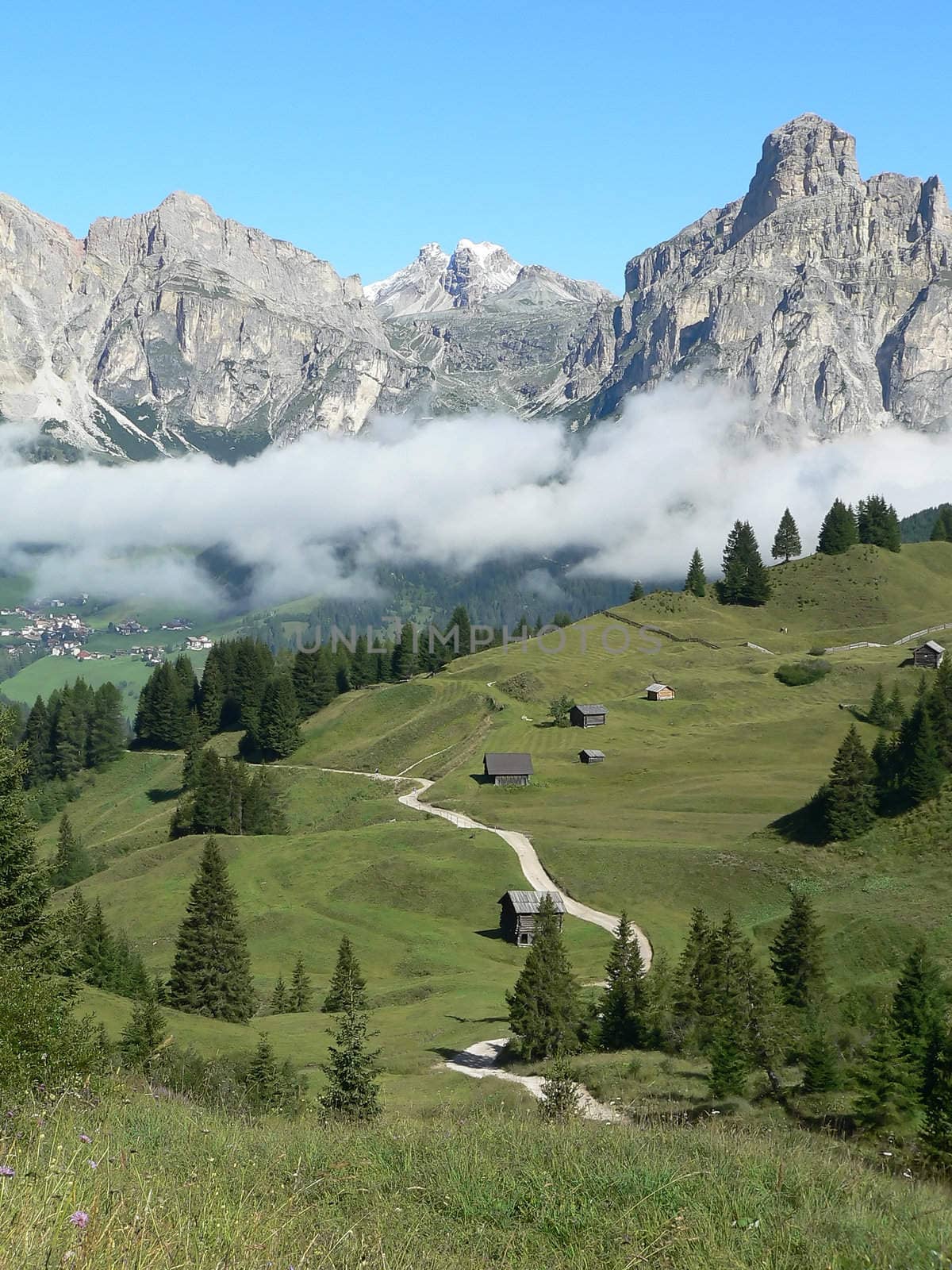 mountain landscape in italy