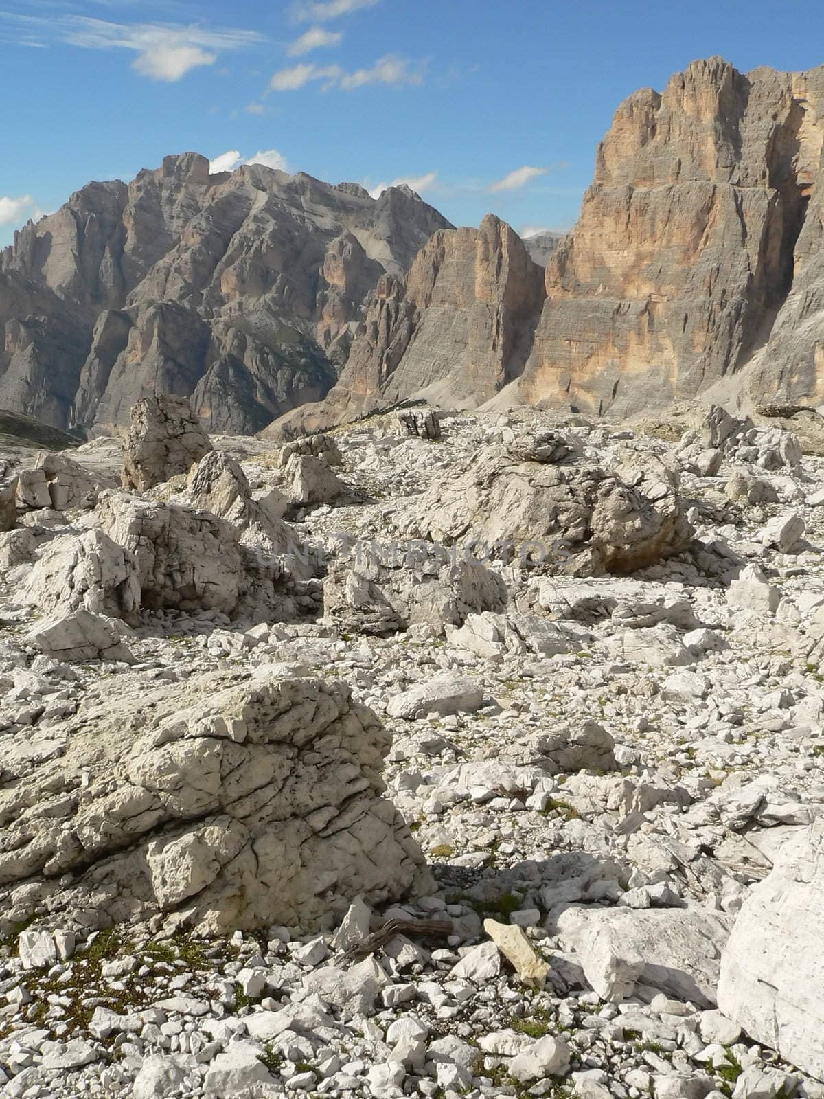 high mountain landscape in italy