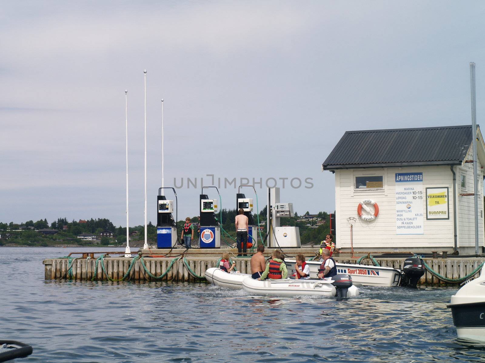 harbour gasstation by viviolsen