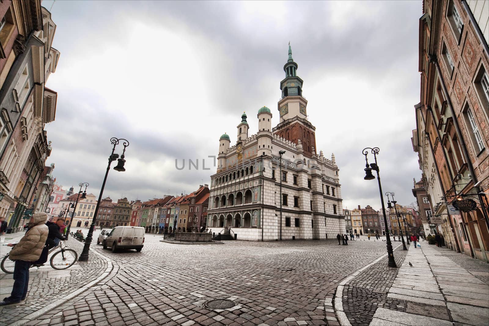 old town hall in Poznan - Poland, photo at 12 mm