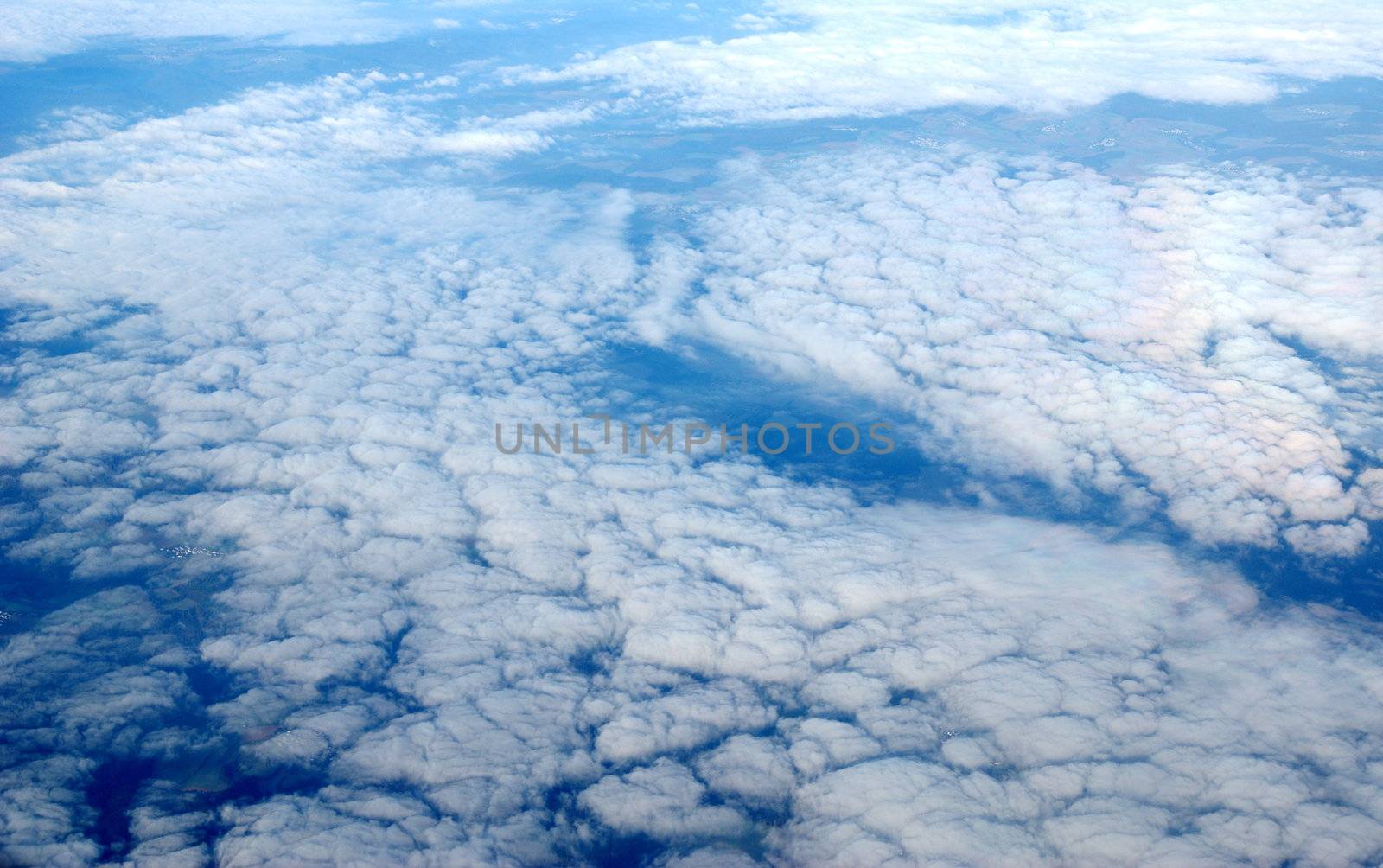 Cloud layer from above