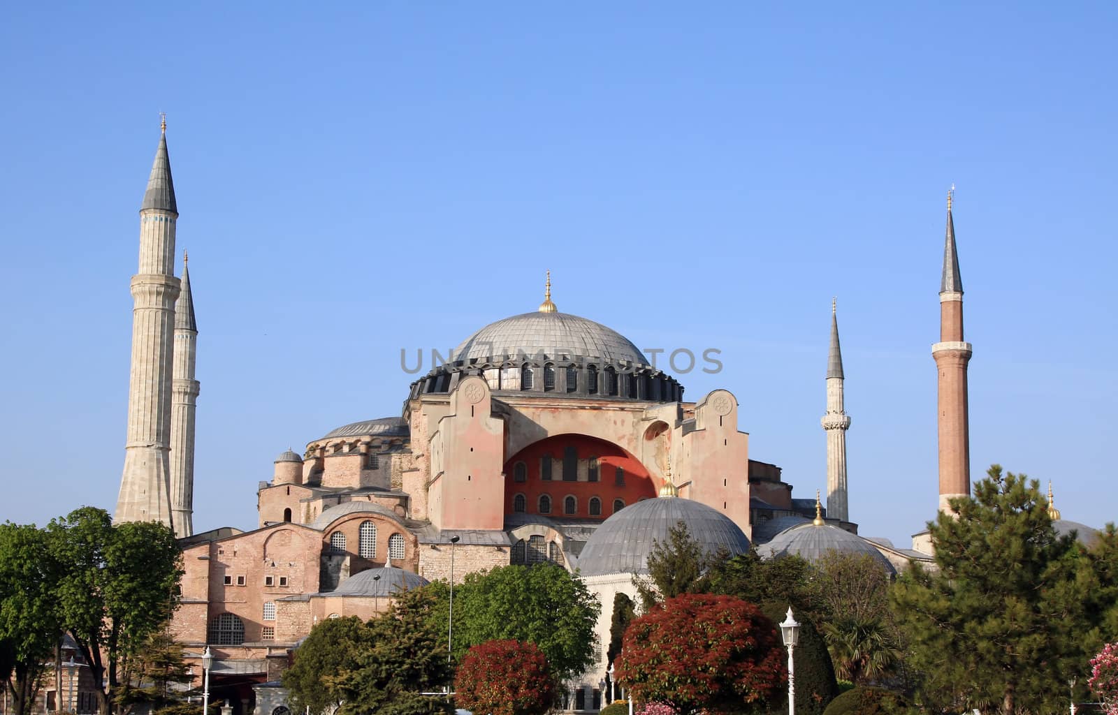 Famous Hagia Sophia church rebuild into mosque (istanbul, Turkey)