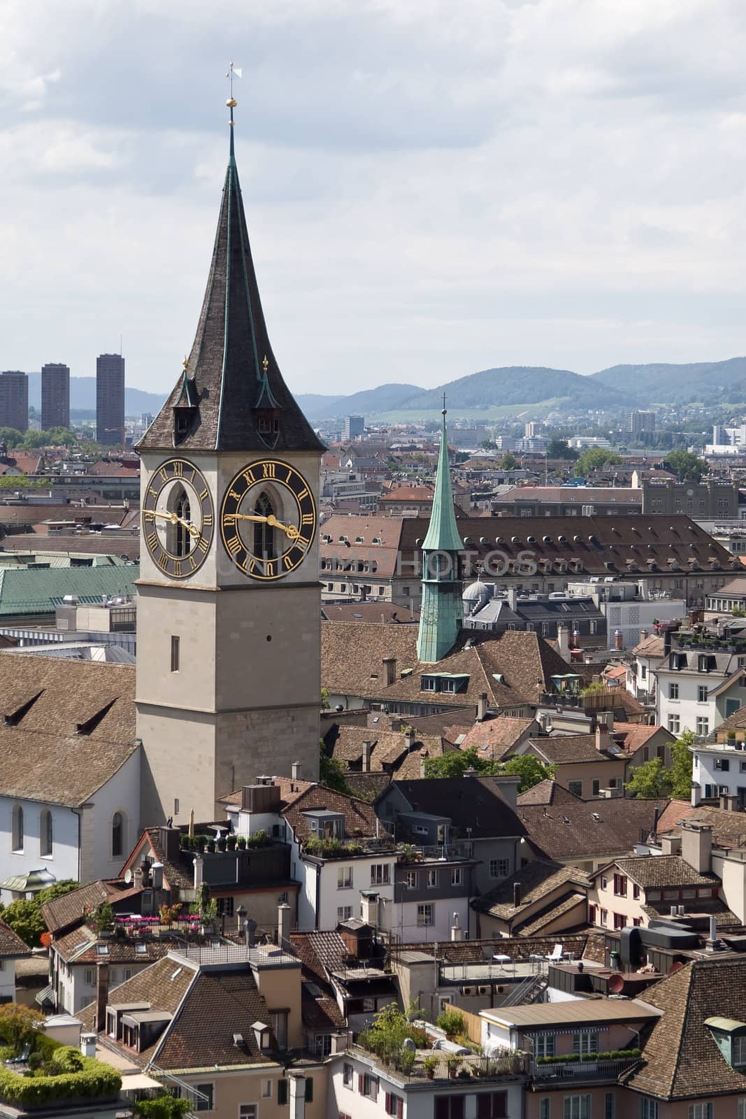 St. Peter's church in Zurich by swisshippo
