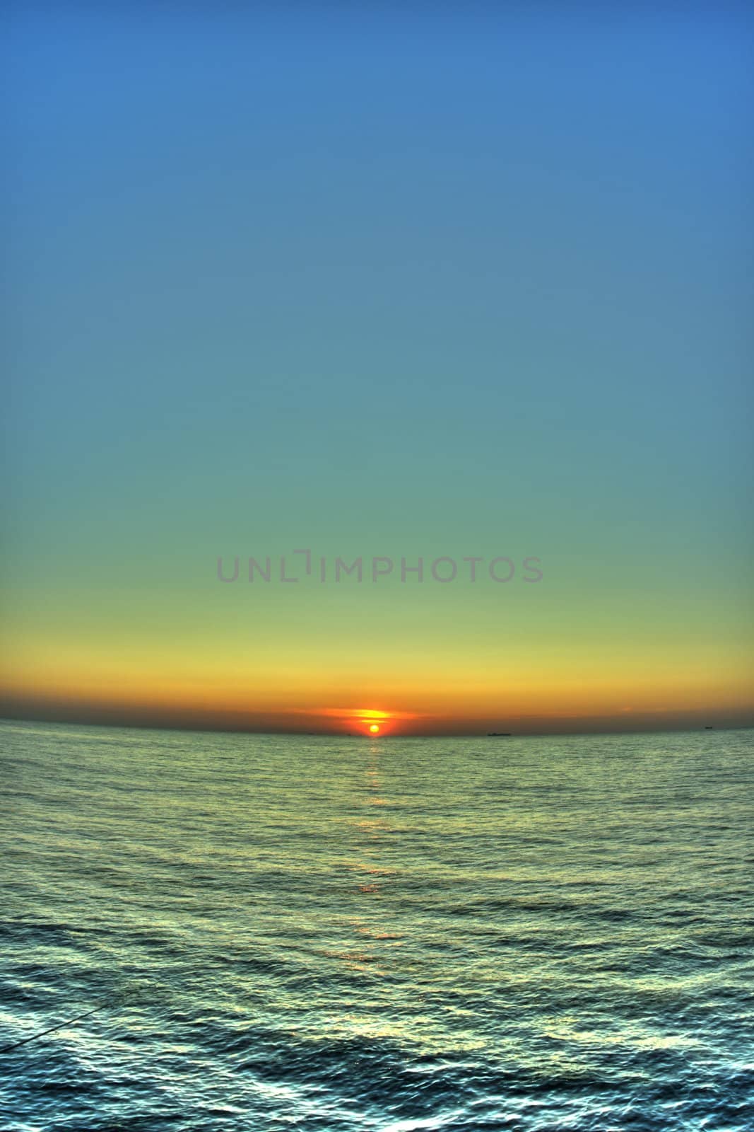 Sunset in Polish Baltic Sea