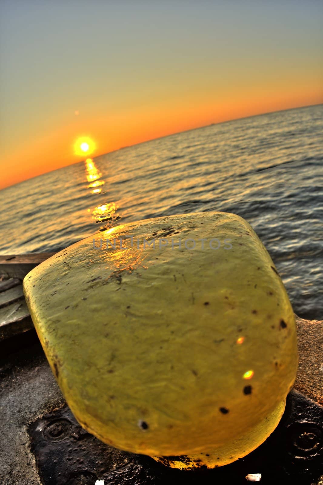 Sunset in Polish Baltic Sea