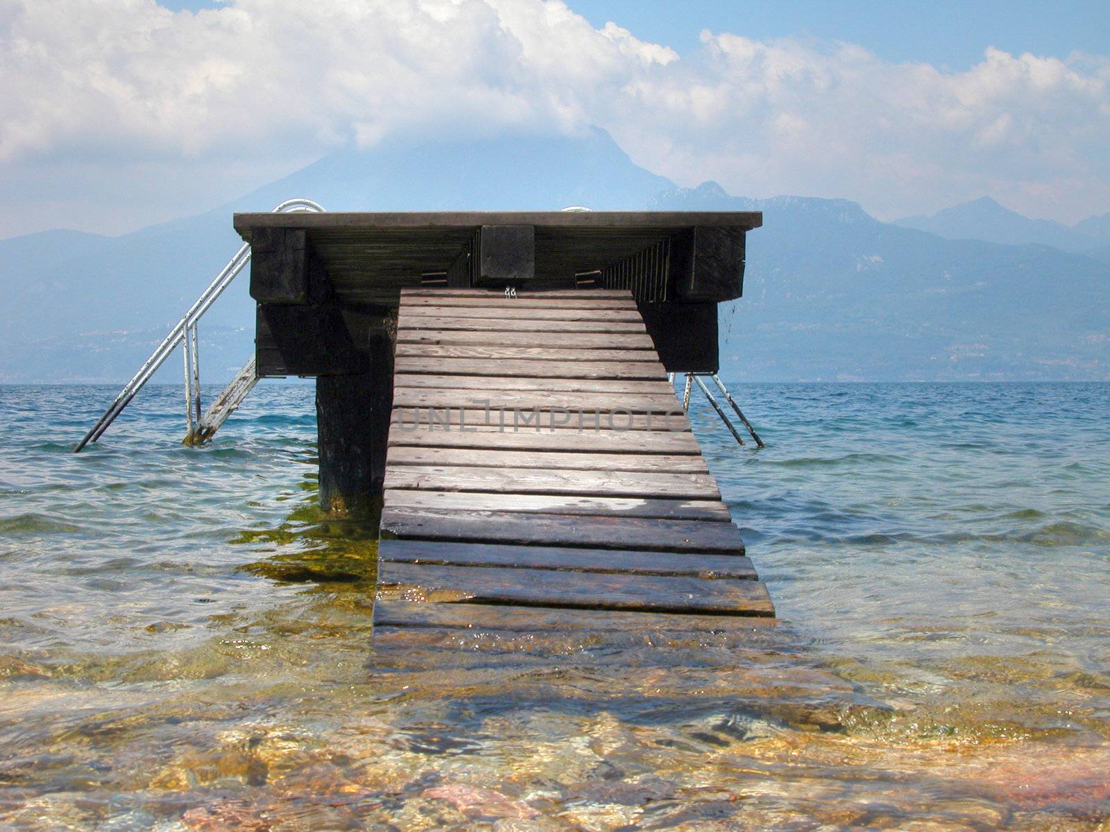 Detail of Lake Garda Contryside in Italy