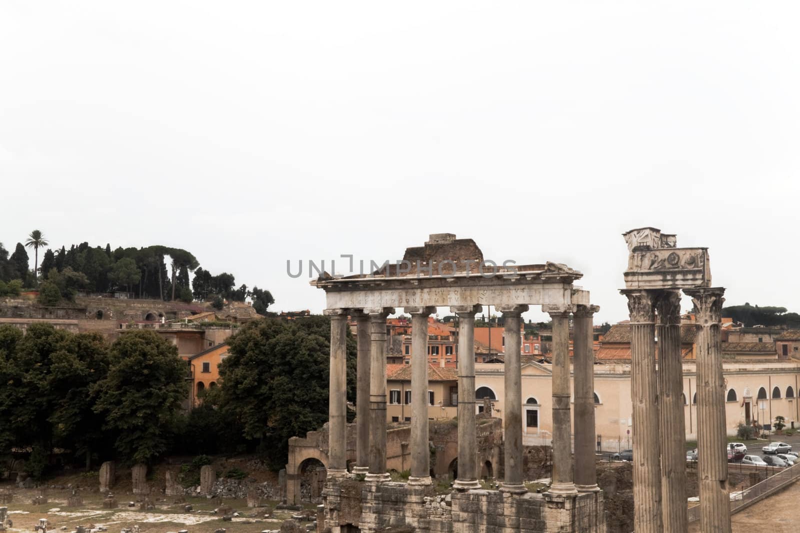 The Roman Forum at the heart of Rome (Roma) Italy