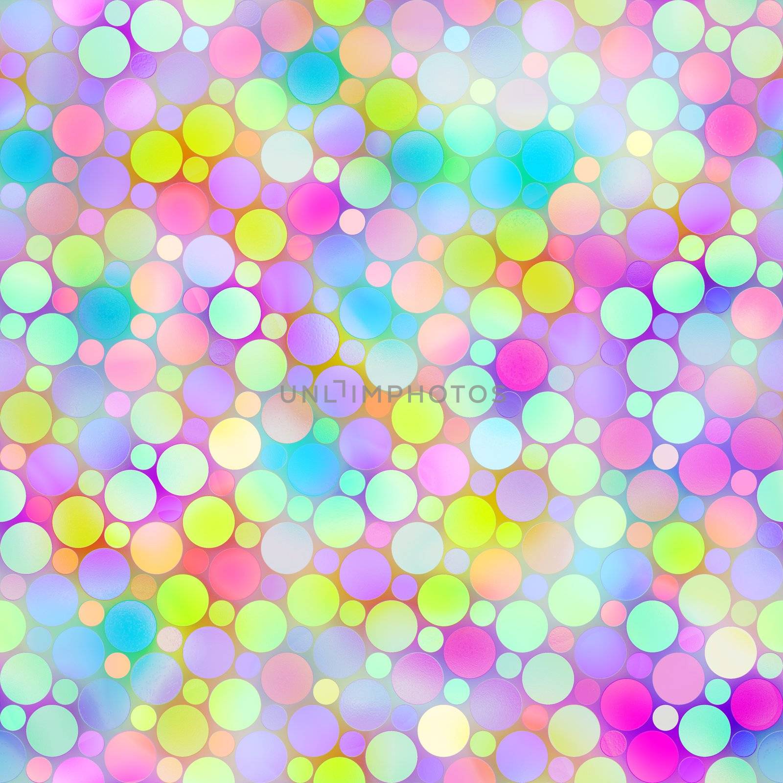seamless texture of foam like dots in pastel colors