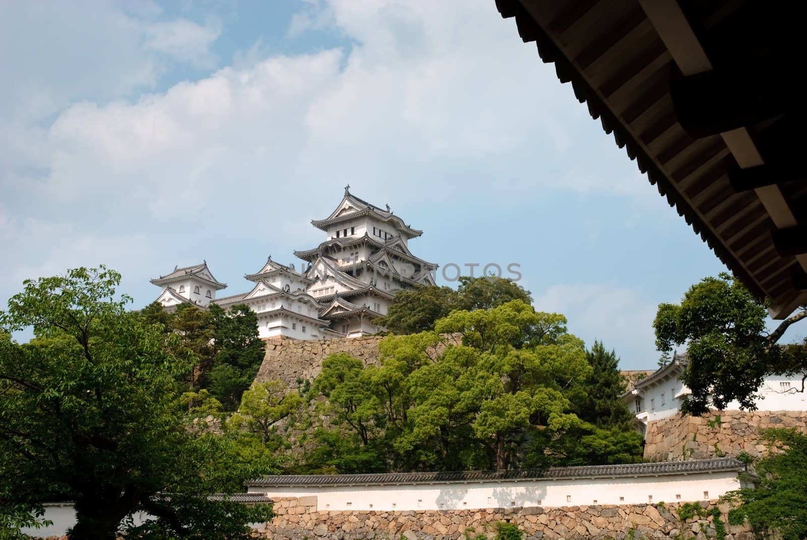 View of Himeji Castle, Japan by 300pixel