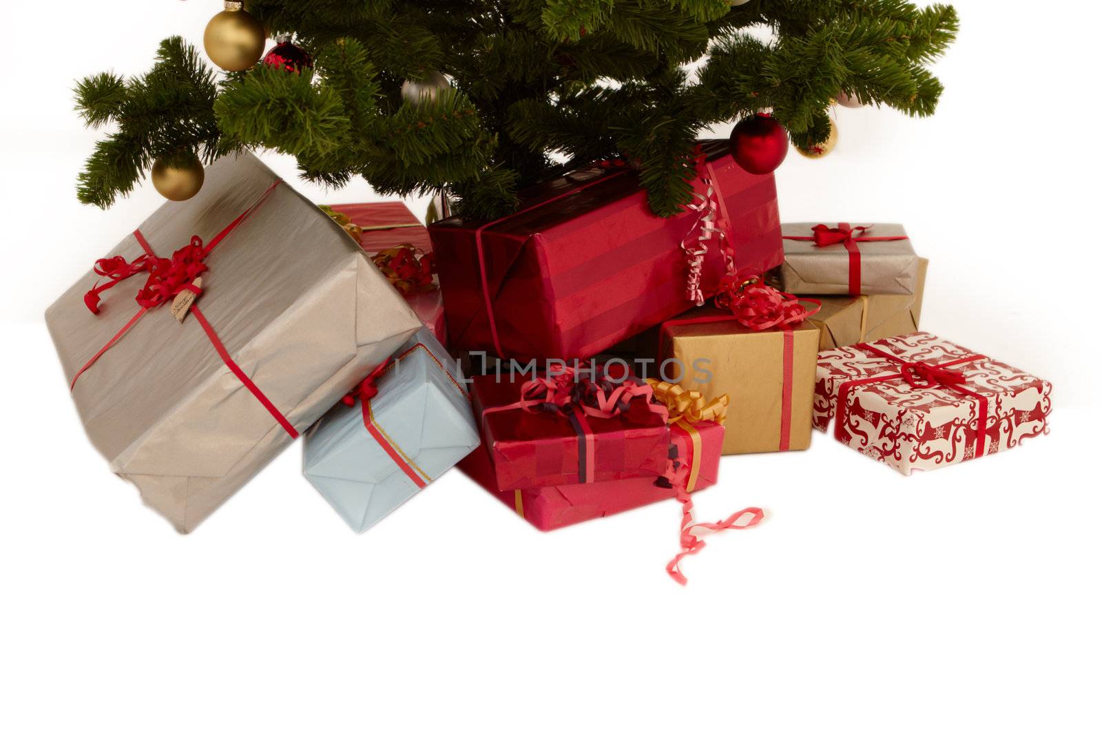 Christmas tree - gifts under a tree