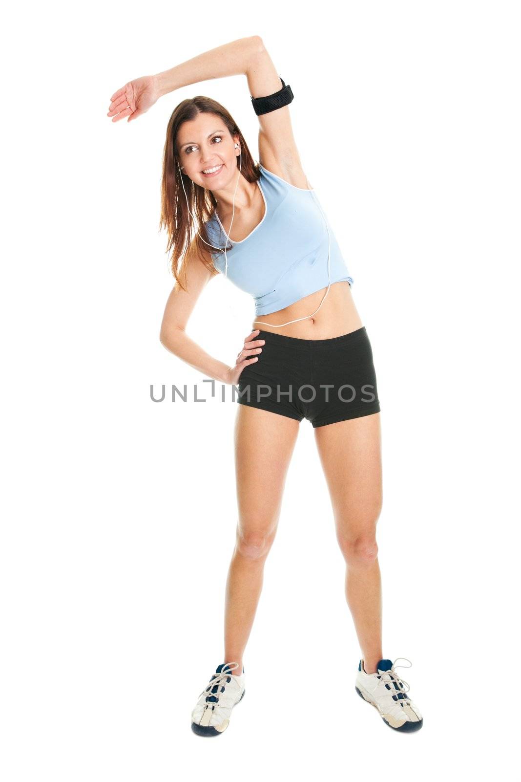 Smiling fitness women by AndreyPopov