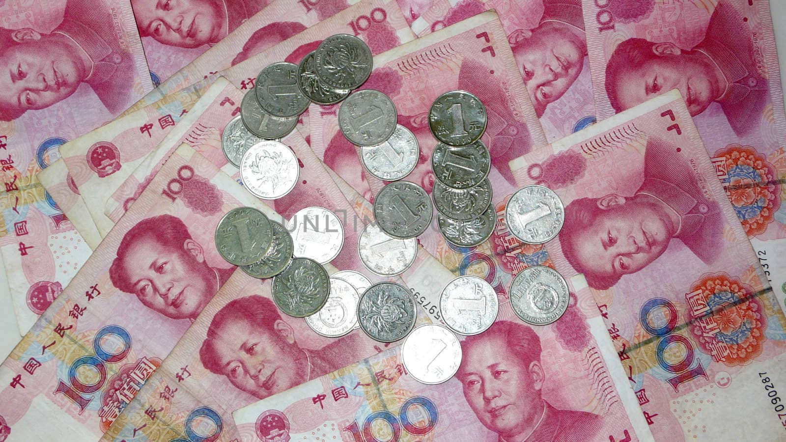 currency，money，renminbi，bill，chinese，yuan，cash，china，wealth，RMB，change，financial，hundred，Monetary，coin，calculator，