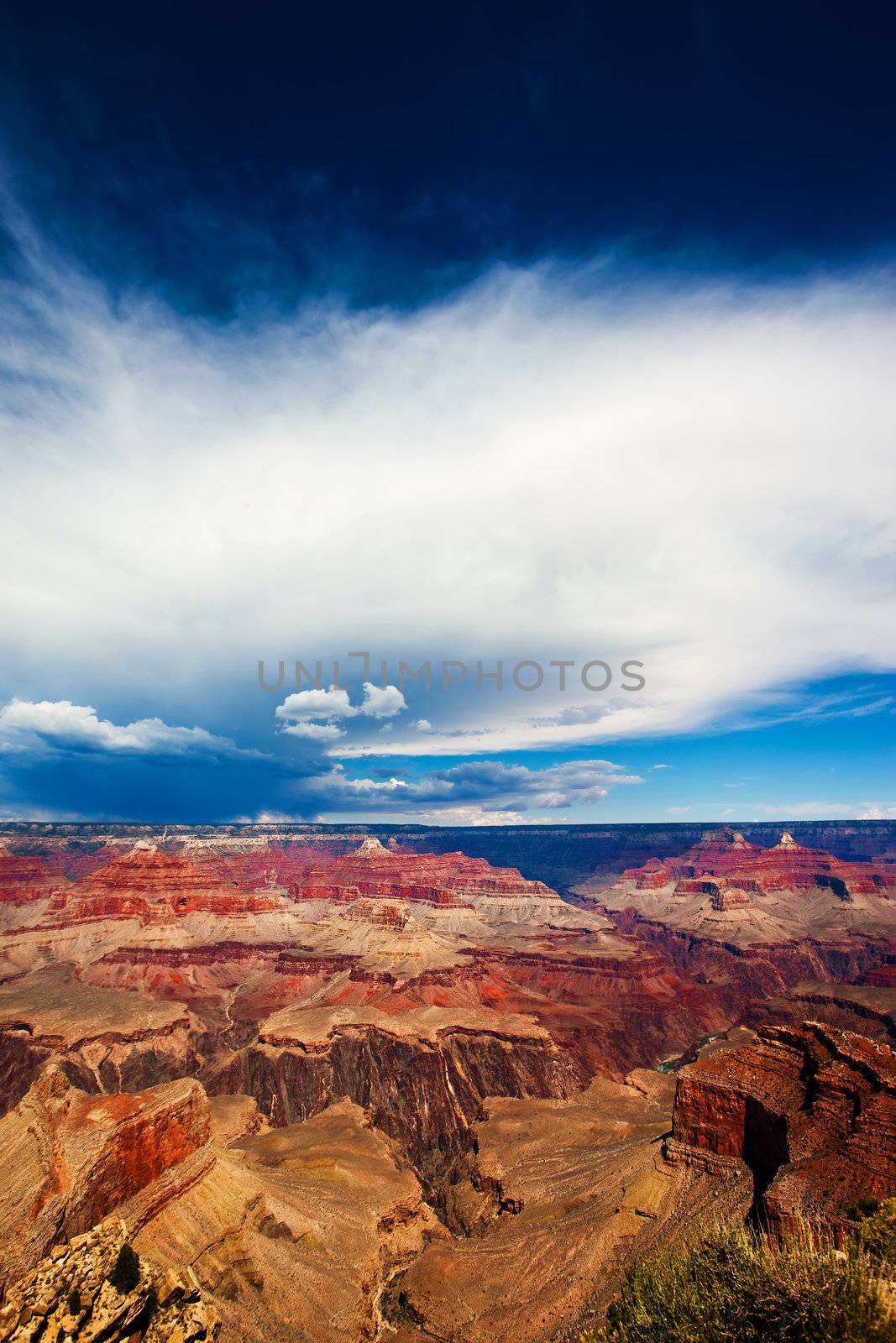 Clouds building over the North Rim of Grand Canyon