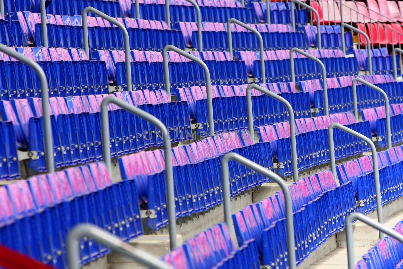 details of empty seats in stadium