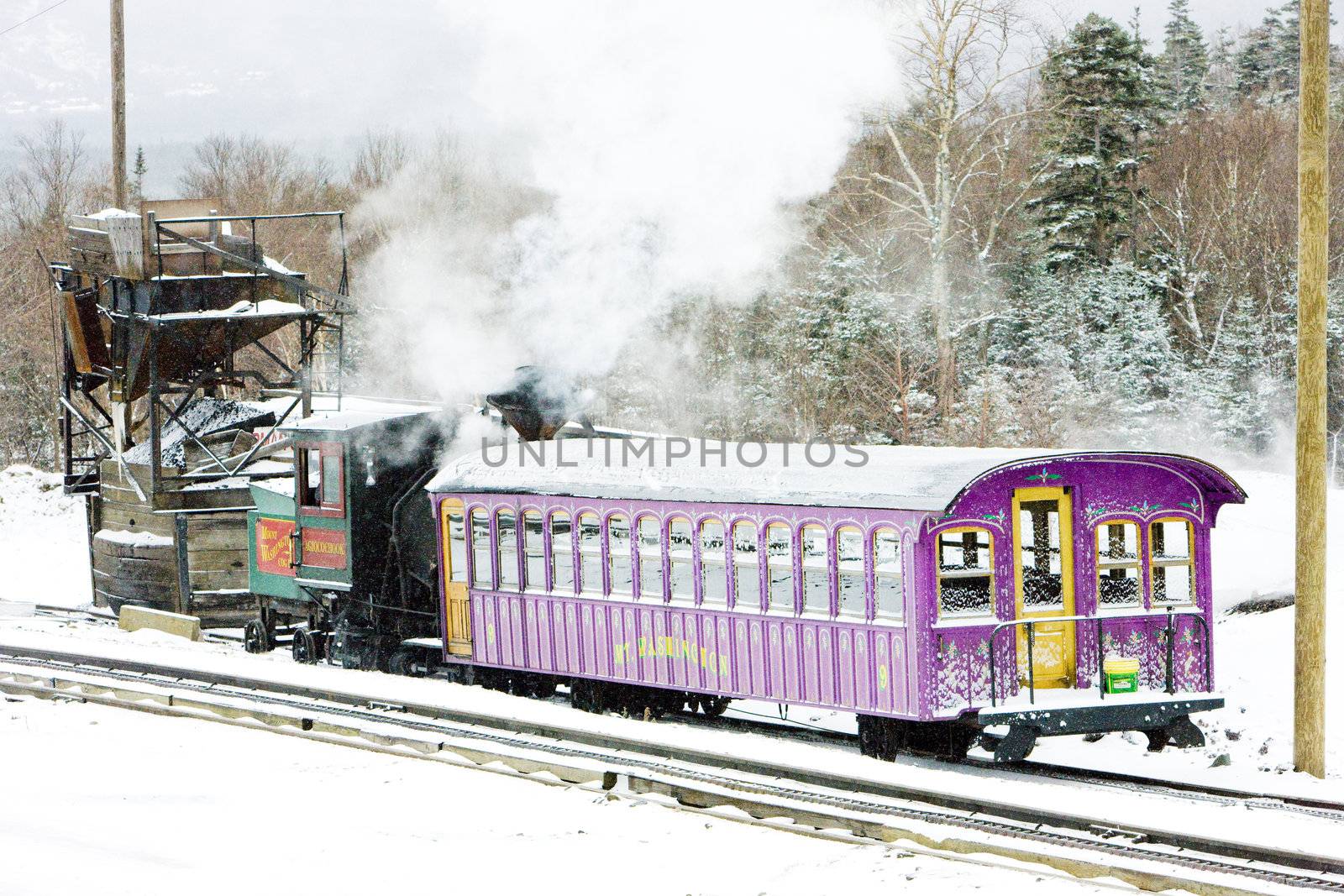 Mount Washington Cog Railway, Bretton Woods, New Hampshire, USA