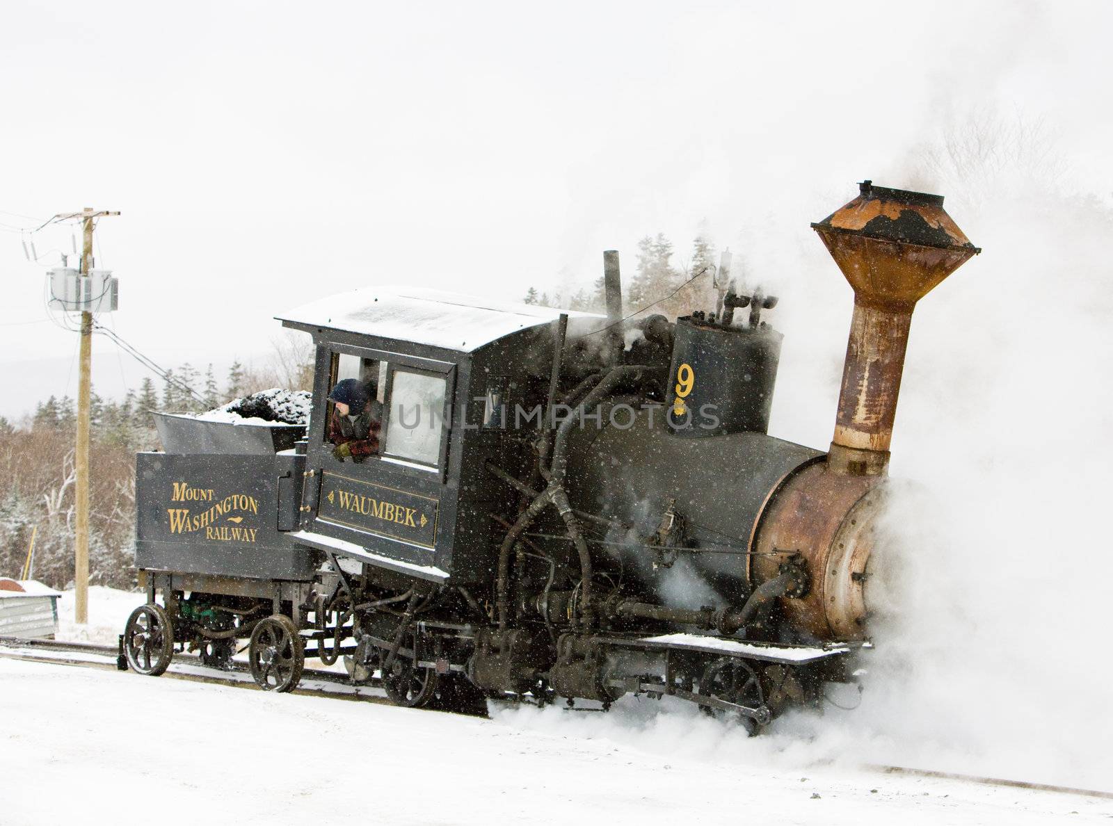 Mount Washington Cog Railway, Bretton Woods, New Hampshire, USA