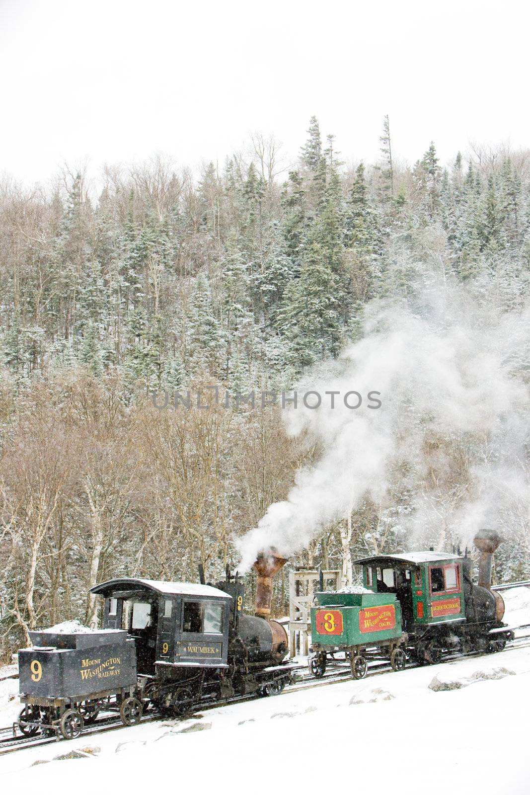 Mount Washington Cog Railway, Bretton Woods, New Hampshire, USA