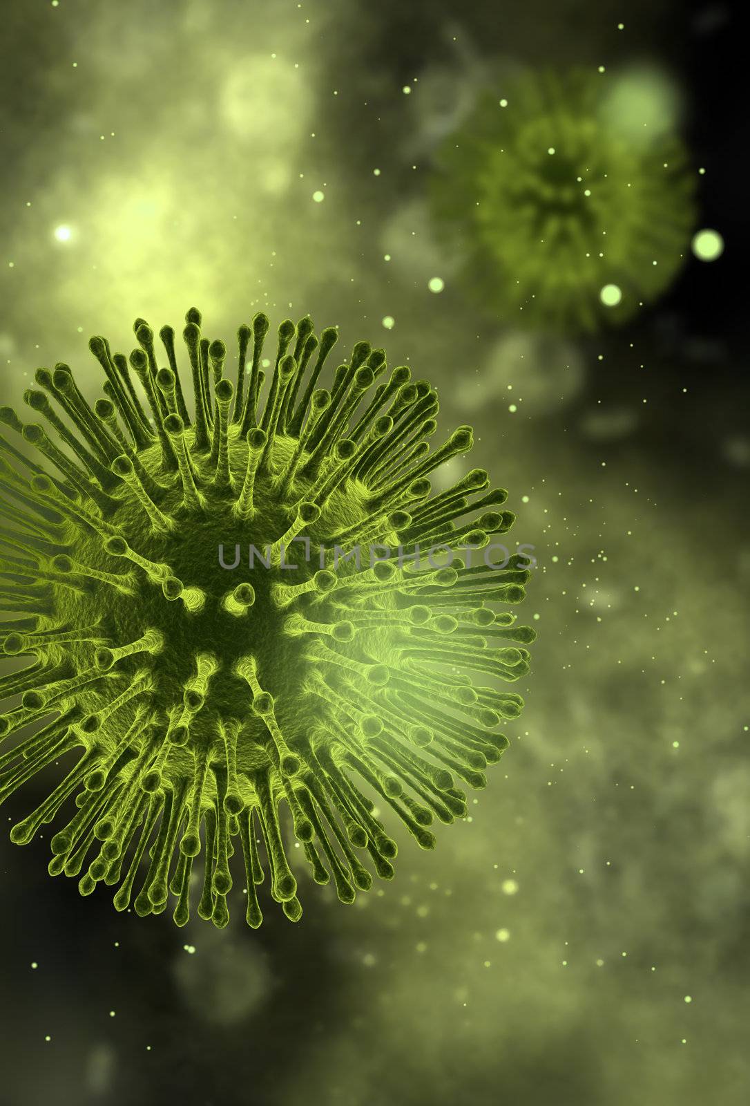 Virus macro view CGI