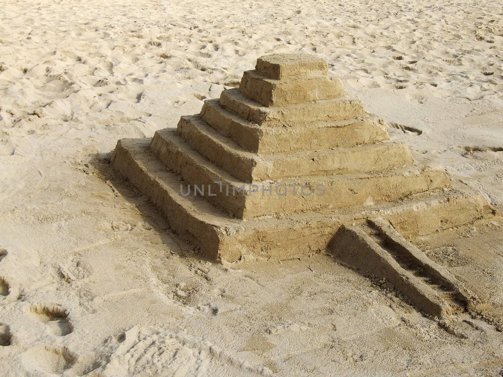 Sandcastle Series - images depicting various sculptures in the sand on Malta's beaches