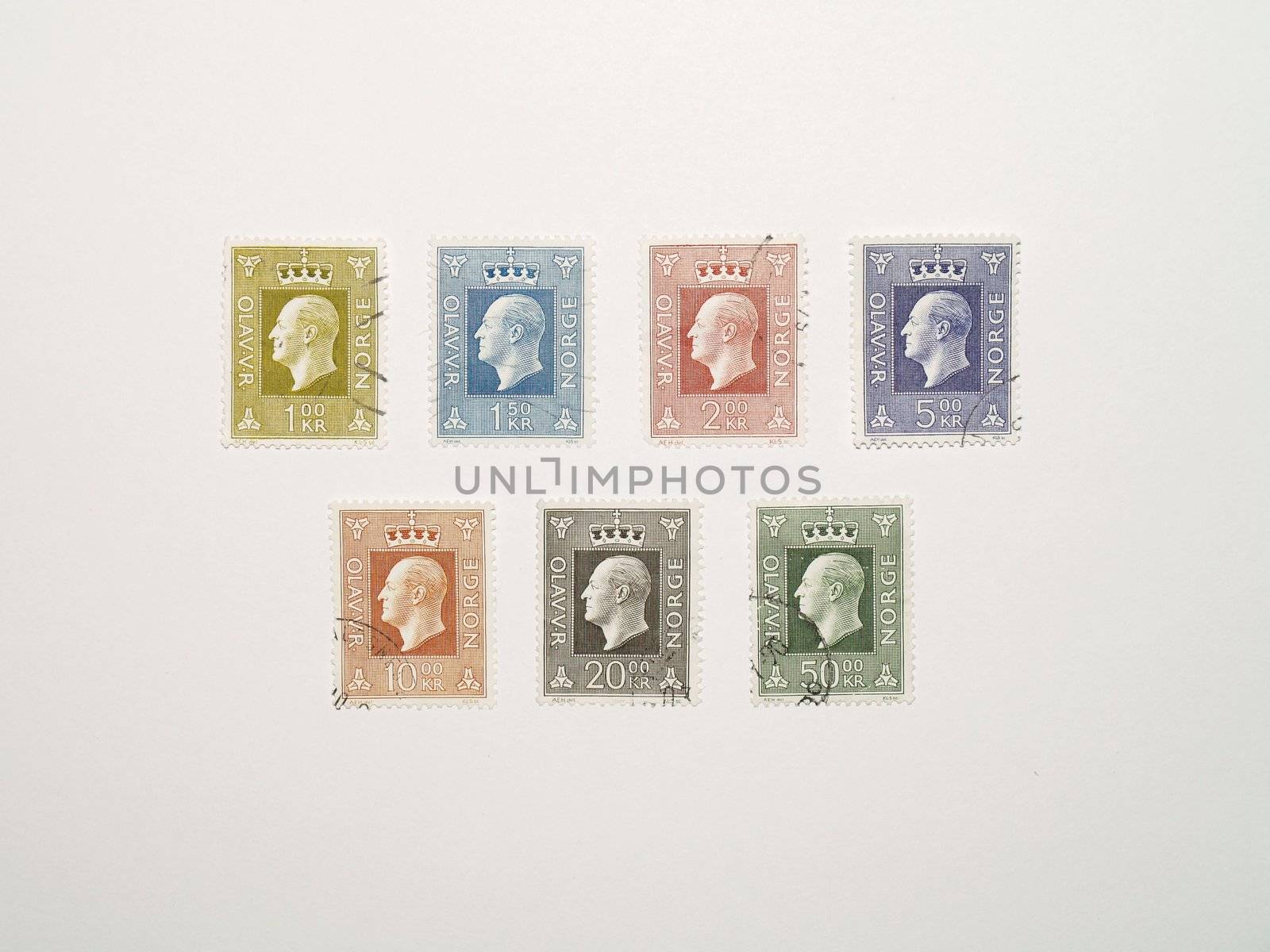 norwegian stamps by viviolsen