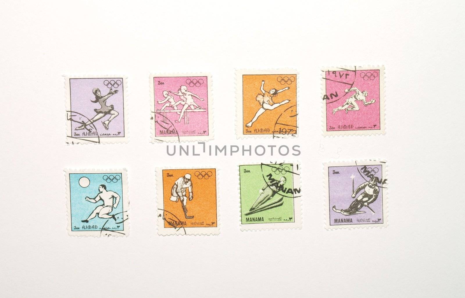 olympic stamps by viviolsen