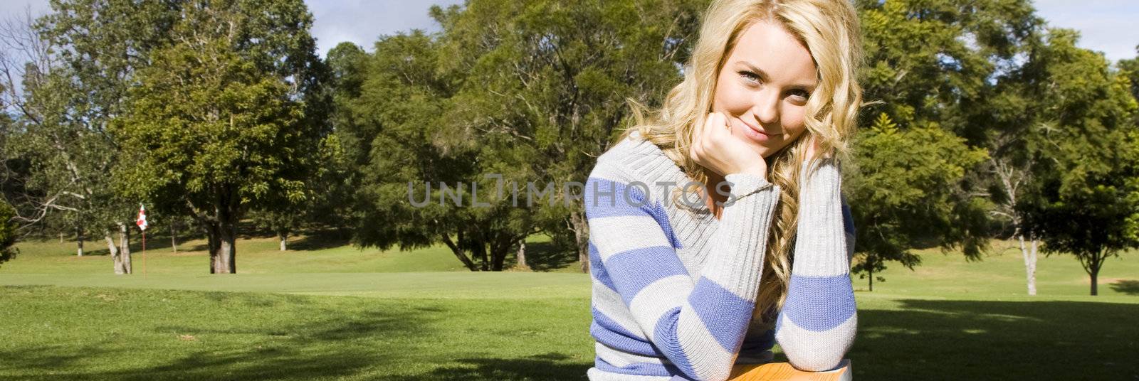 student at the park