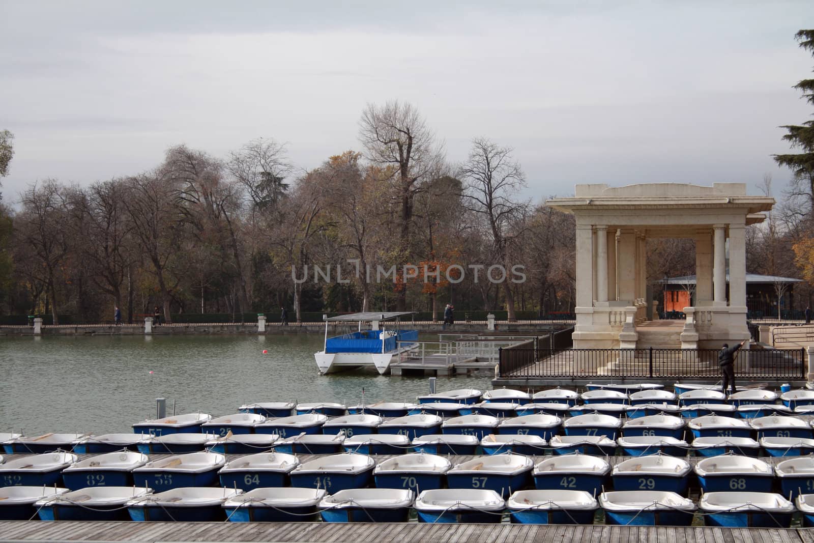 Boats on the lake by toneteam