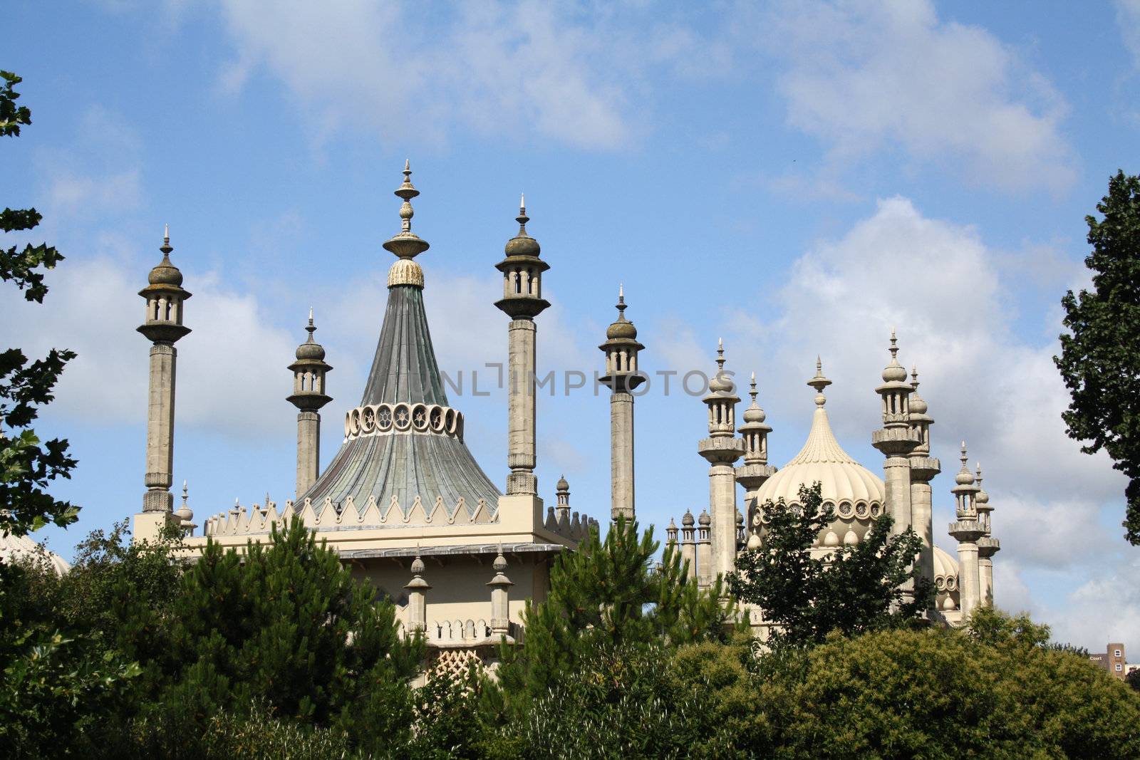 View of the Royal Pavillion of Brighton