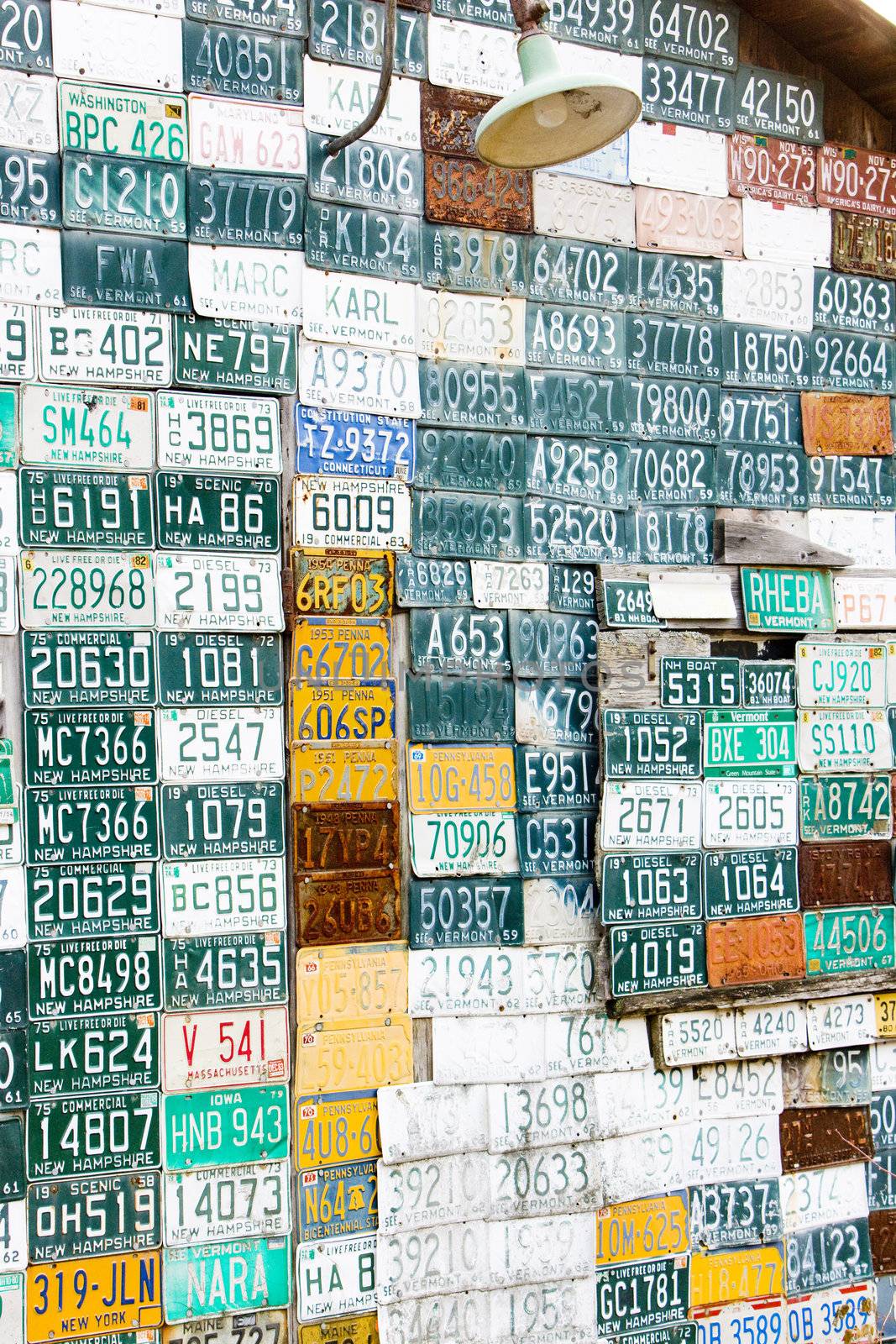 registration numbers, USA