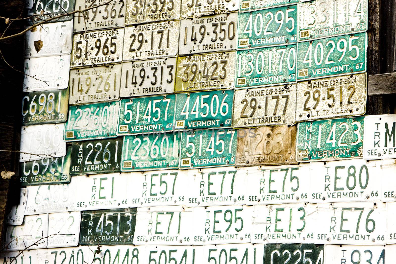registration numbers, USA